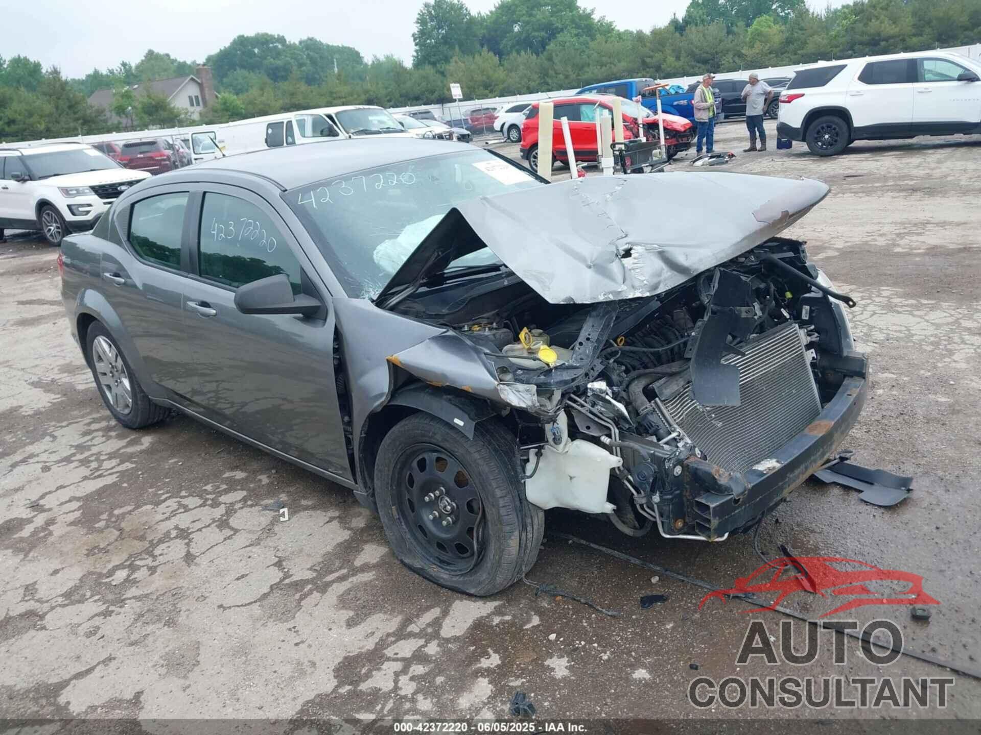 DODGE AVENGER 2012 - 1C3CDZAB9CN232209
