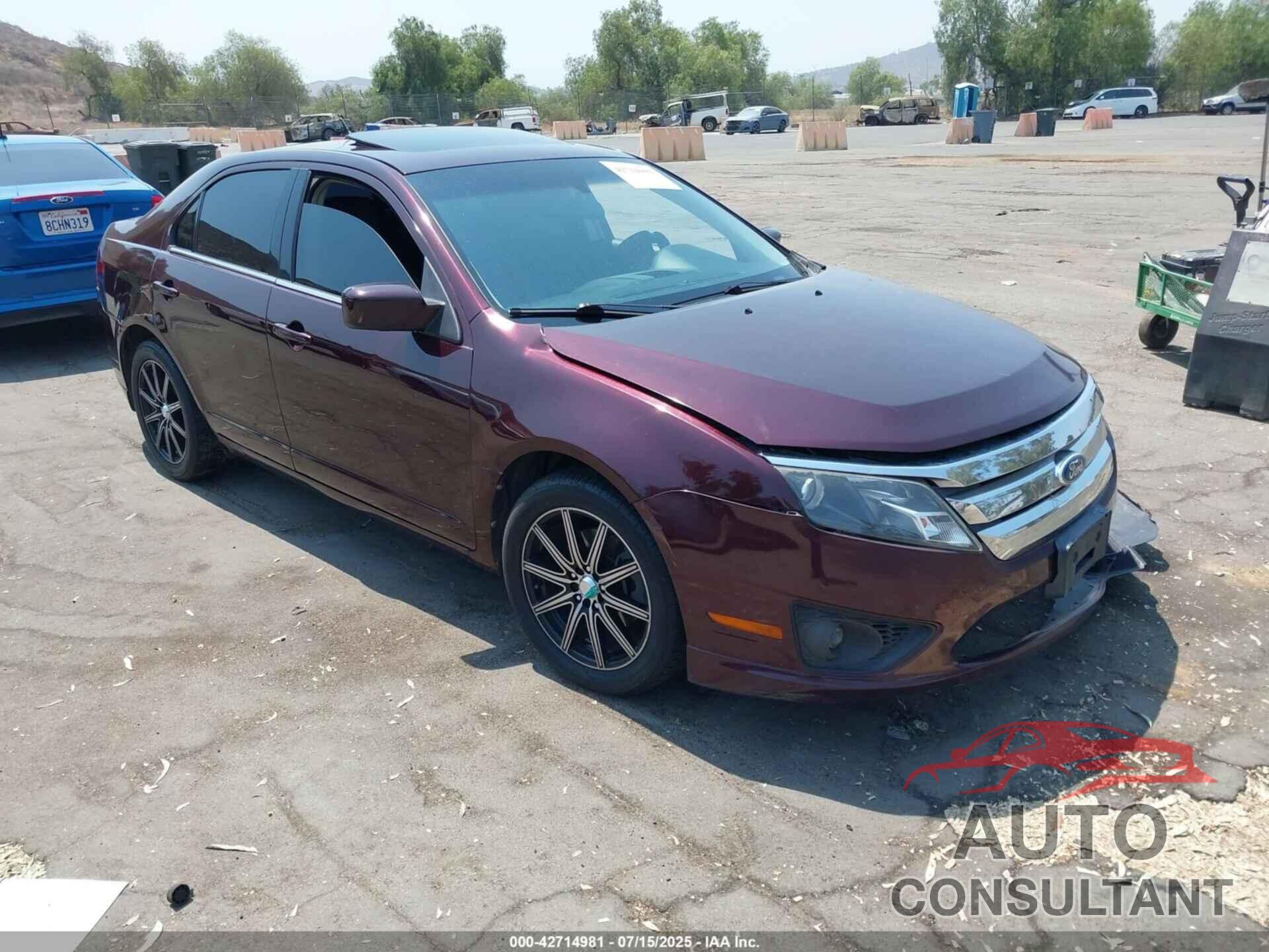 FORD FUSION 2011 - 3FAHP0HA9BR329400