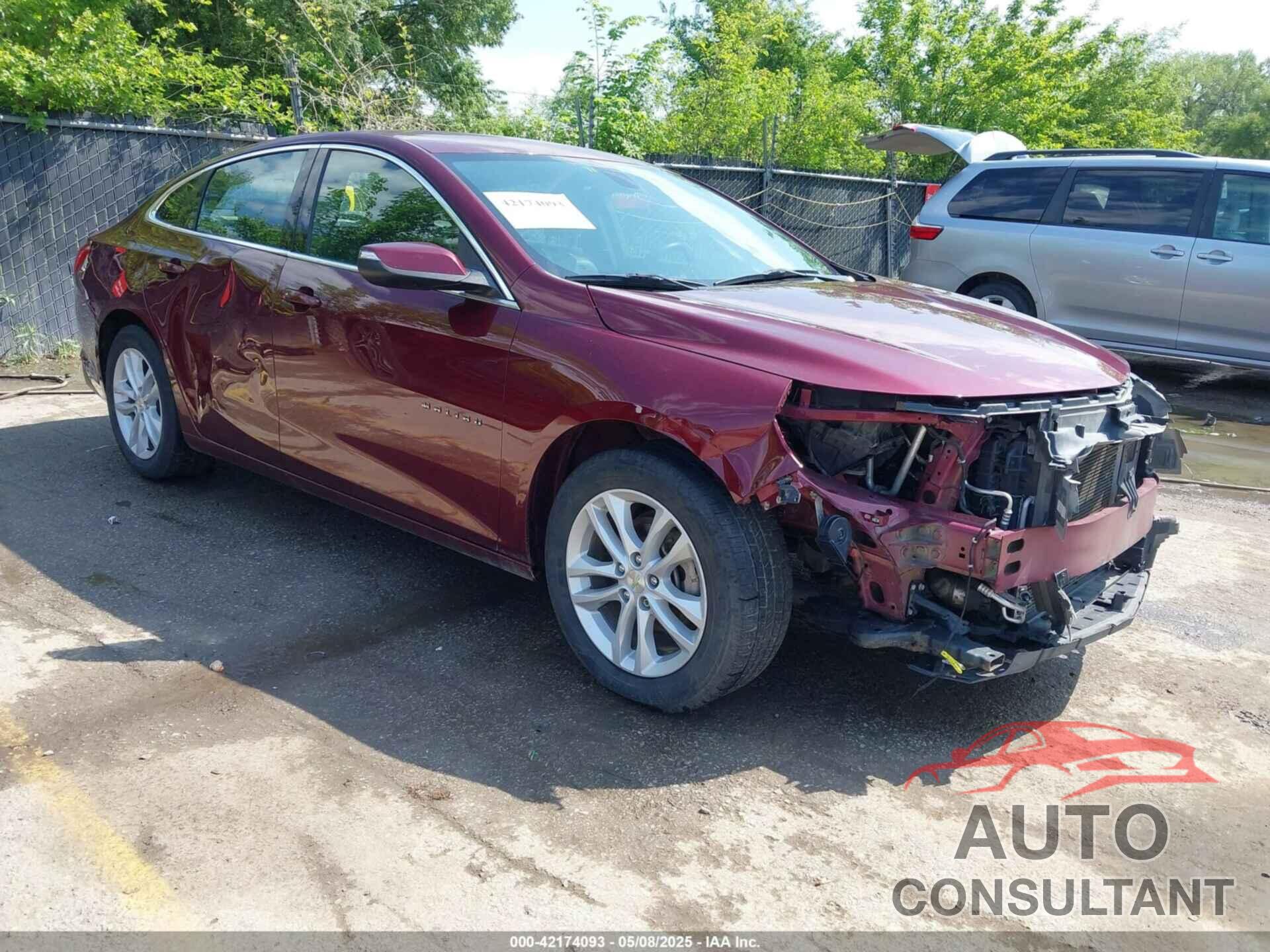 CHEVROLET MALIBU 2016 - 1G1ZE5ST6GF265986