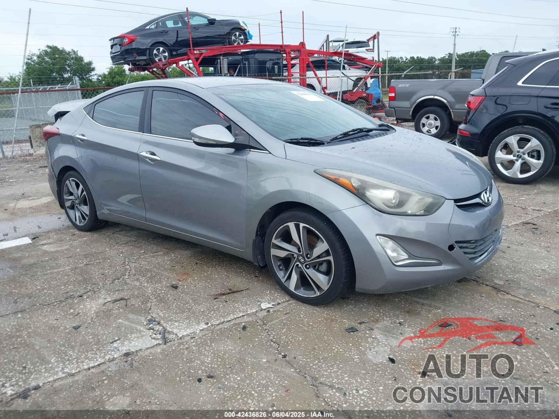 HYUNDAI ELANTRA 2015 - KMHDH4AE5FU353276
