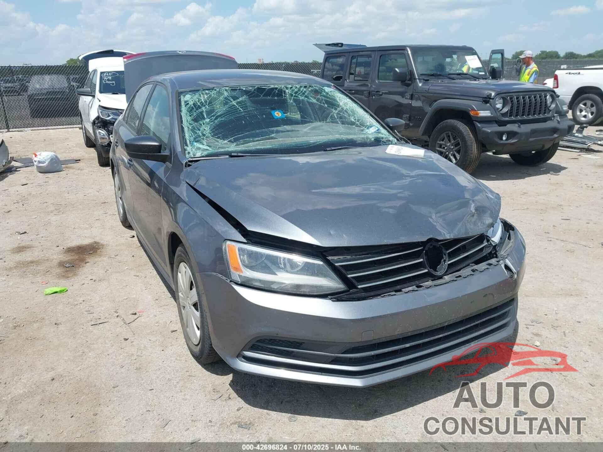 VOLKSWAGEN JETTA 2015 - 3VW2K7AJ6FM427091