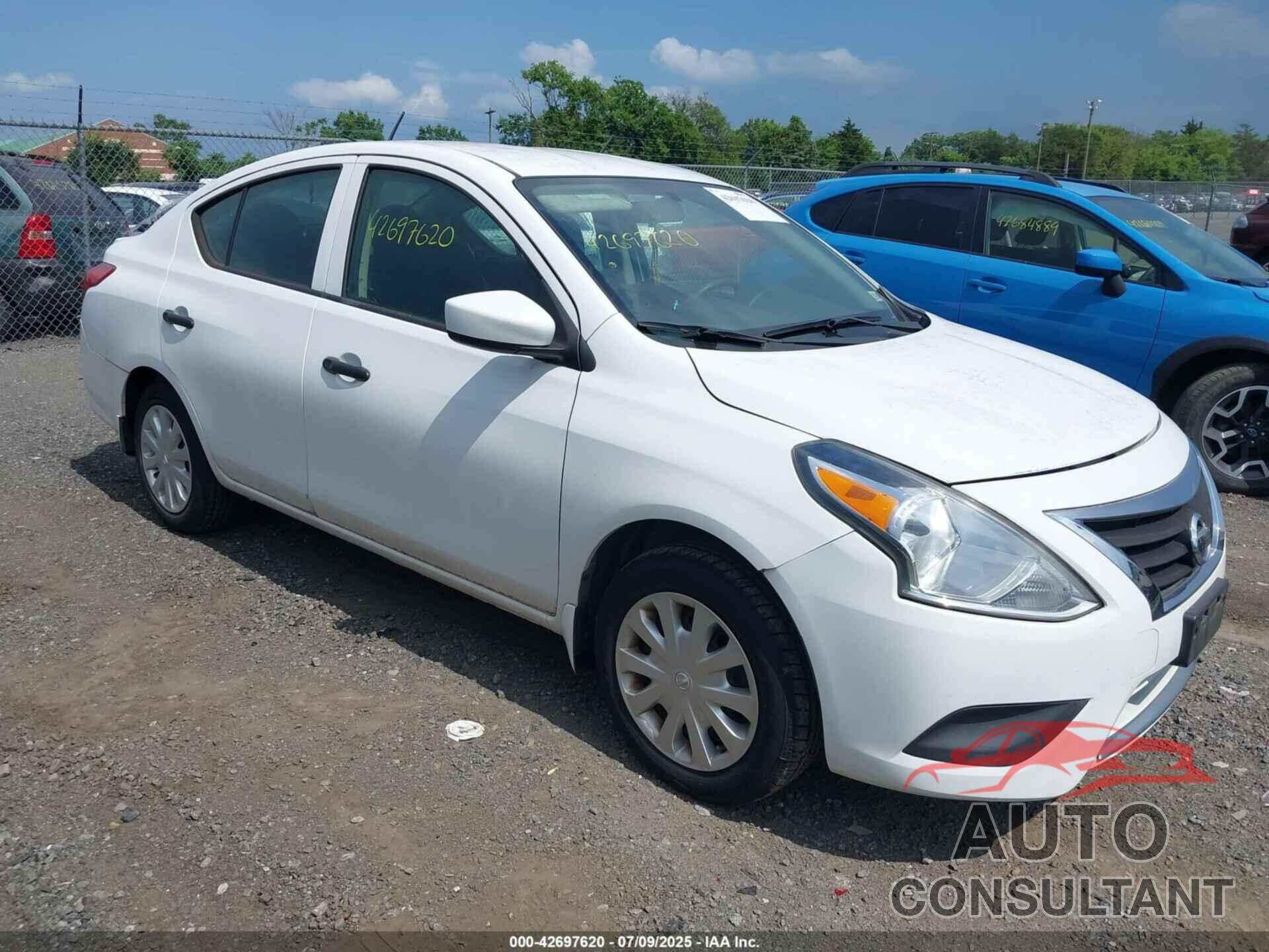 NISSAN VERSA 2016 - 3N1CN7APXGL845490