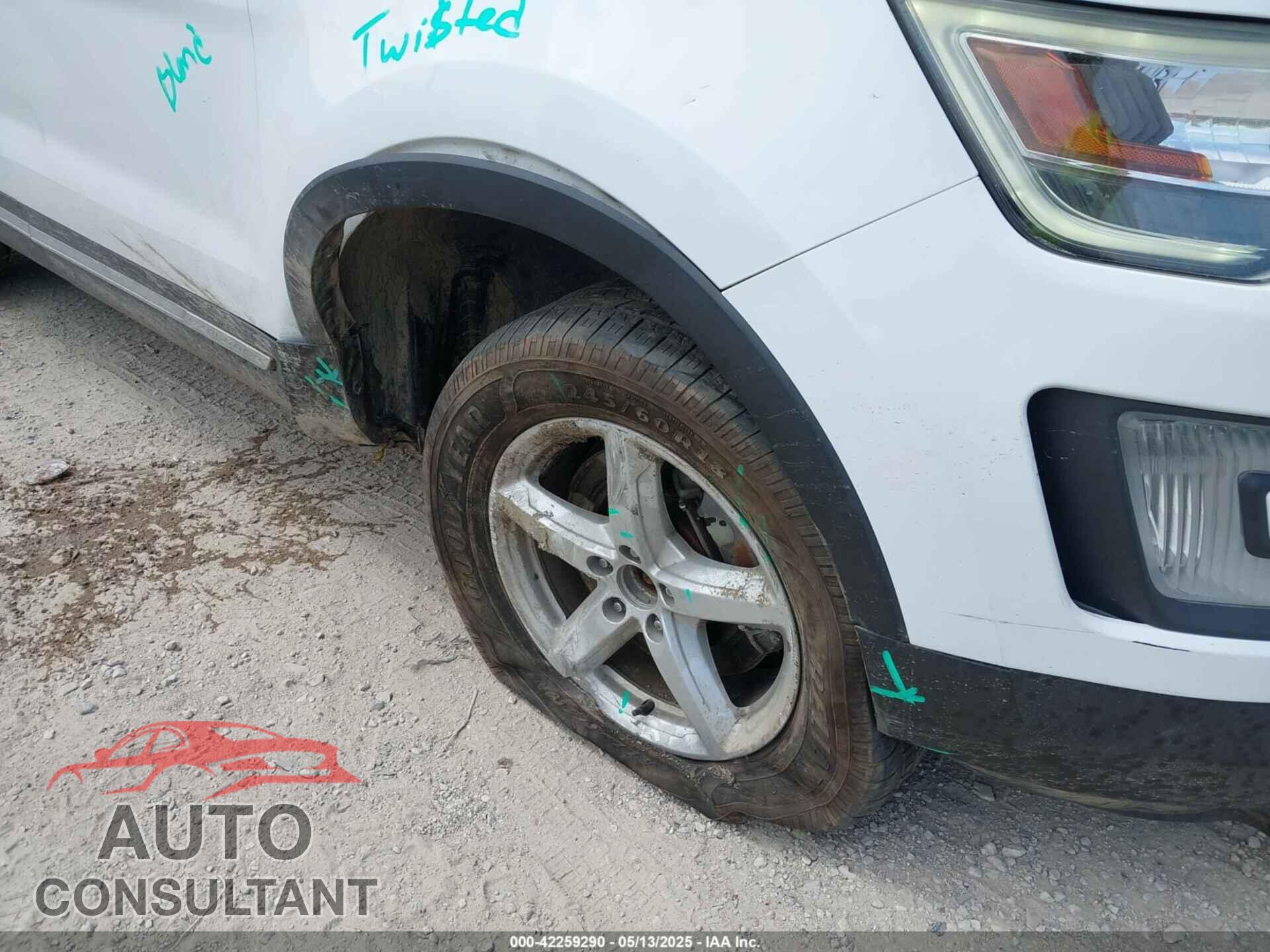 FORD EXPLORER 2017 - 1FM5K8D83HGC13862