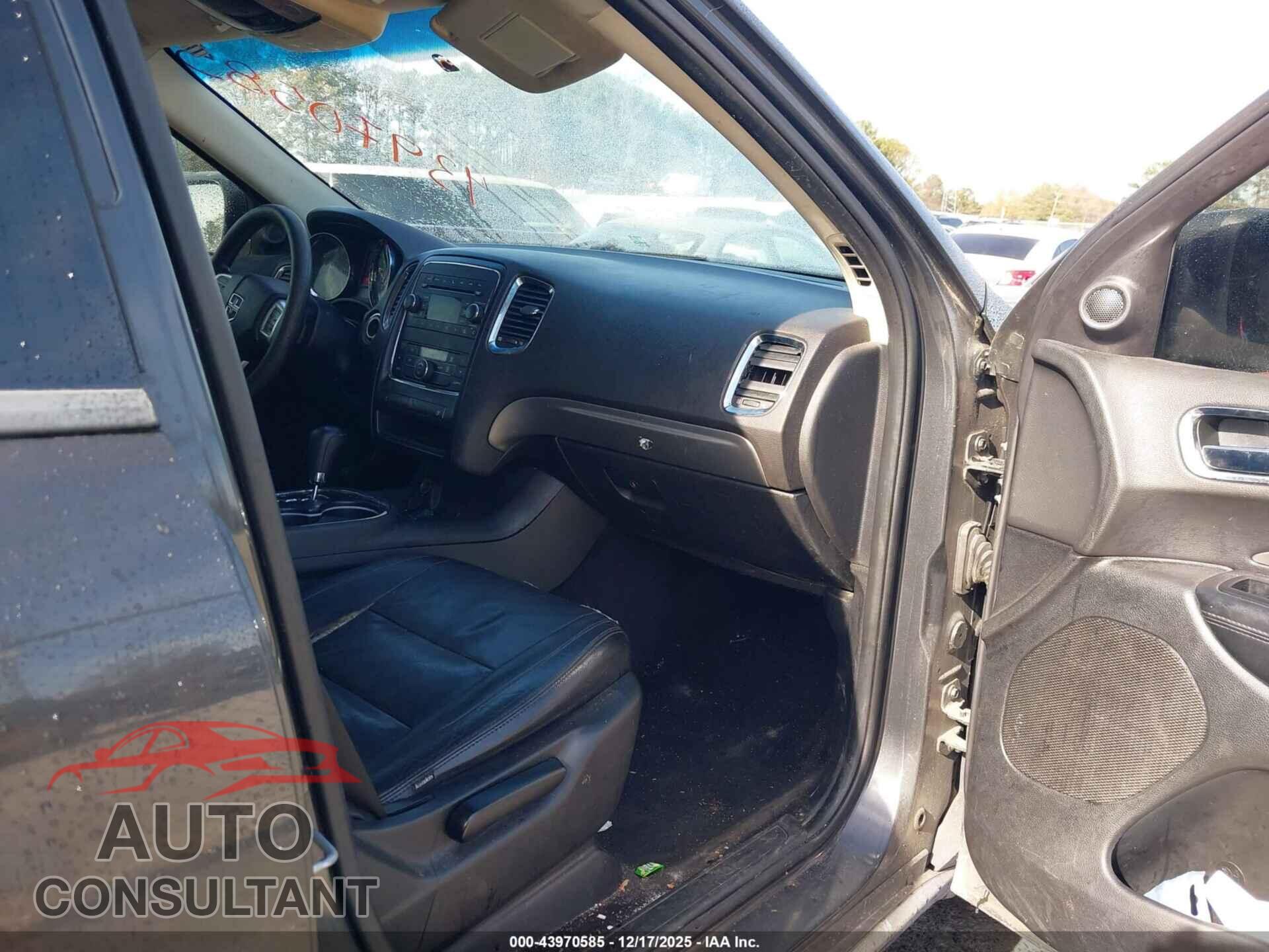 DODGE DURANGO 2011 - 1D4RD2GG3BC653484