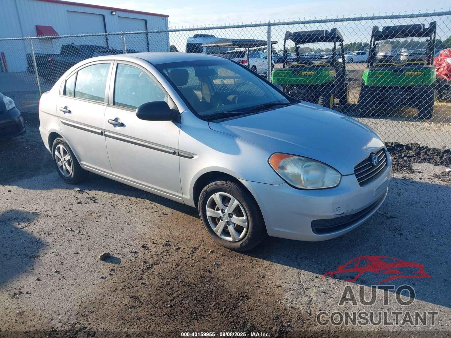 HYUNDAI ACCENT 2009 - KMHCM46C09U299016
