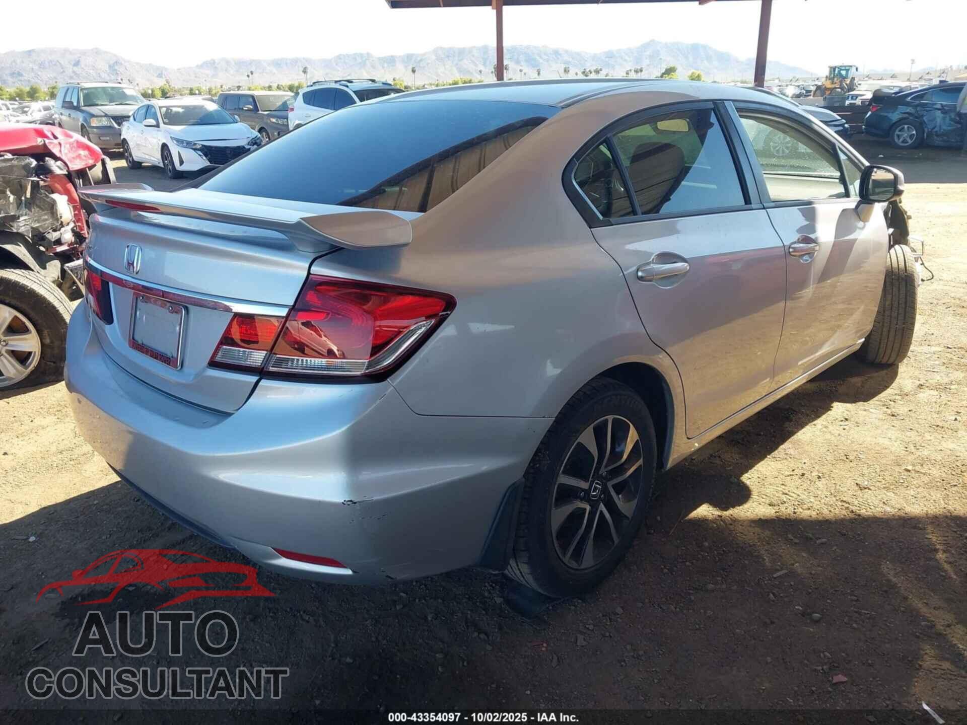 HONDA CIVIC 2013 - 19XFB2F91DE015125