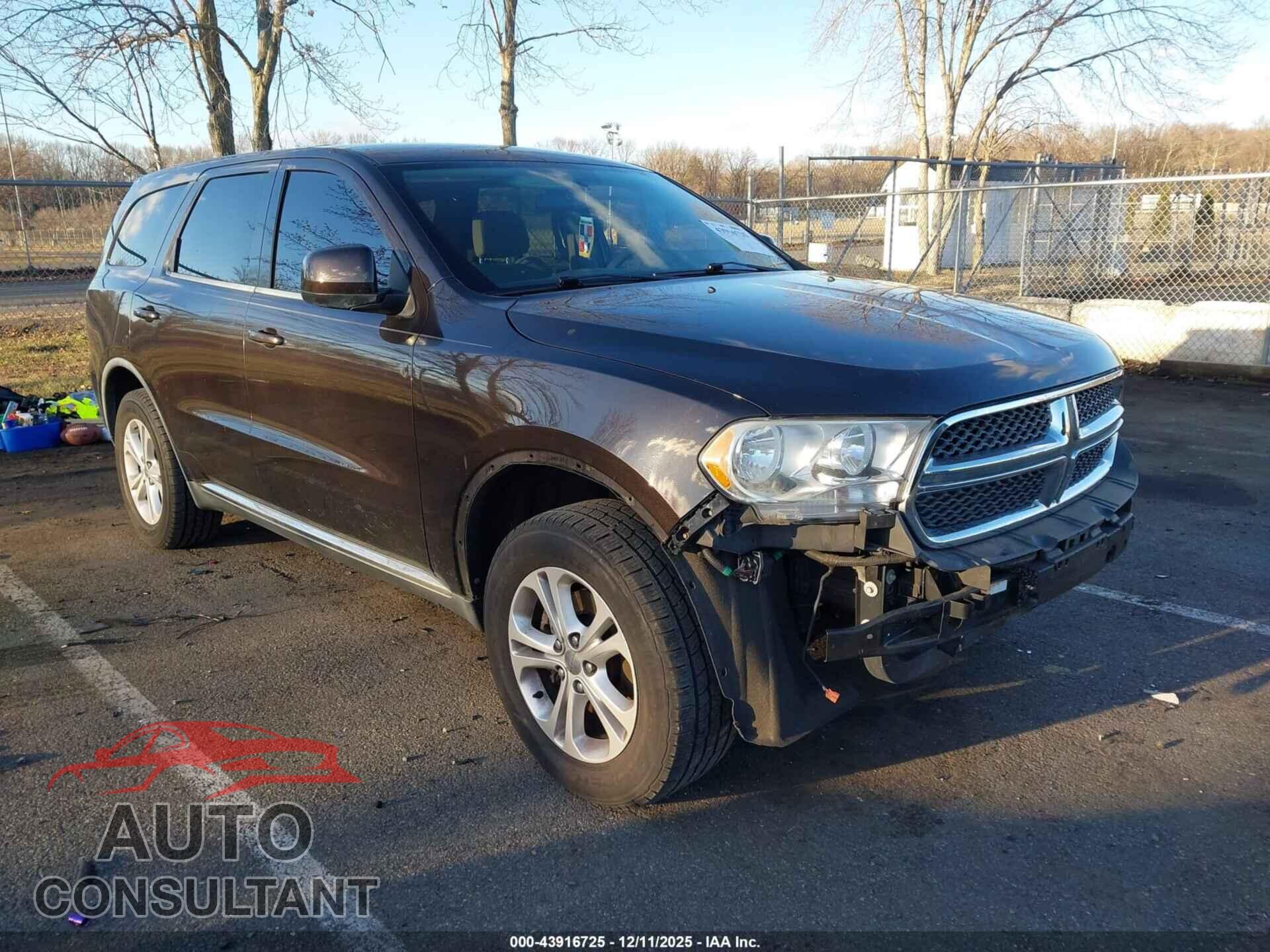 DODGE DURANGO 2012 - 1C4RDJAGXCC196920