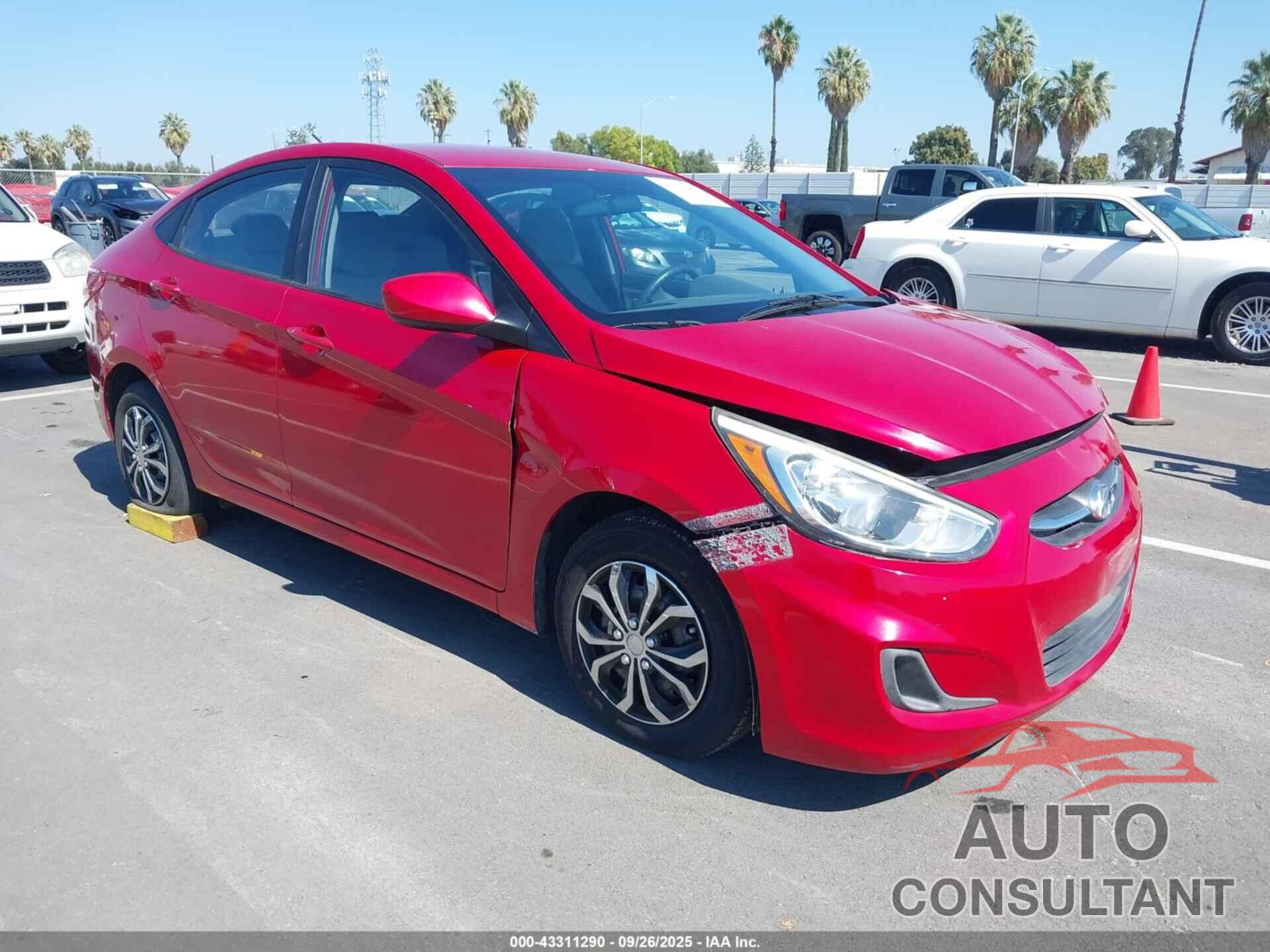HYUNDAI ACCENT 2015 - KMHCT4AE2FU819692