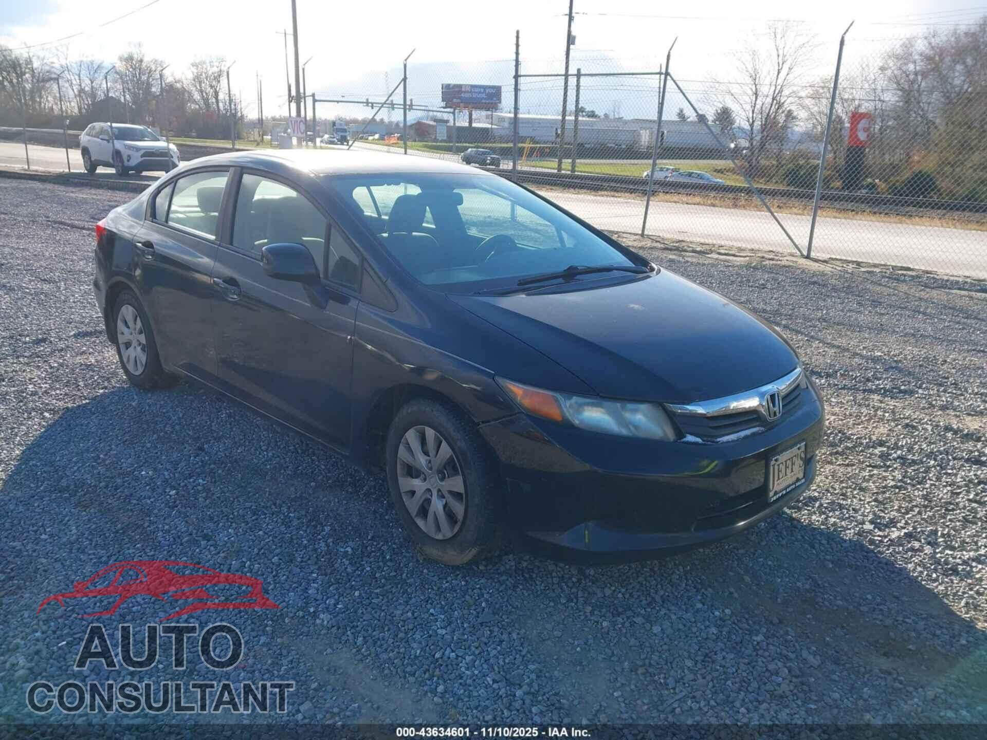 HONDA CIVIC 2012 - 2HGFB2F57CH501357
