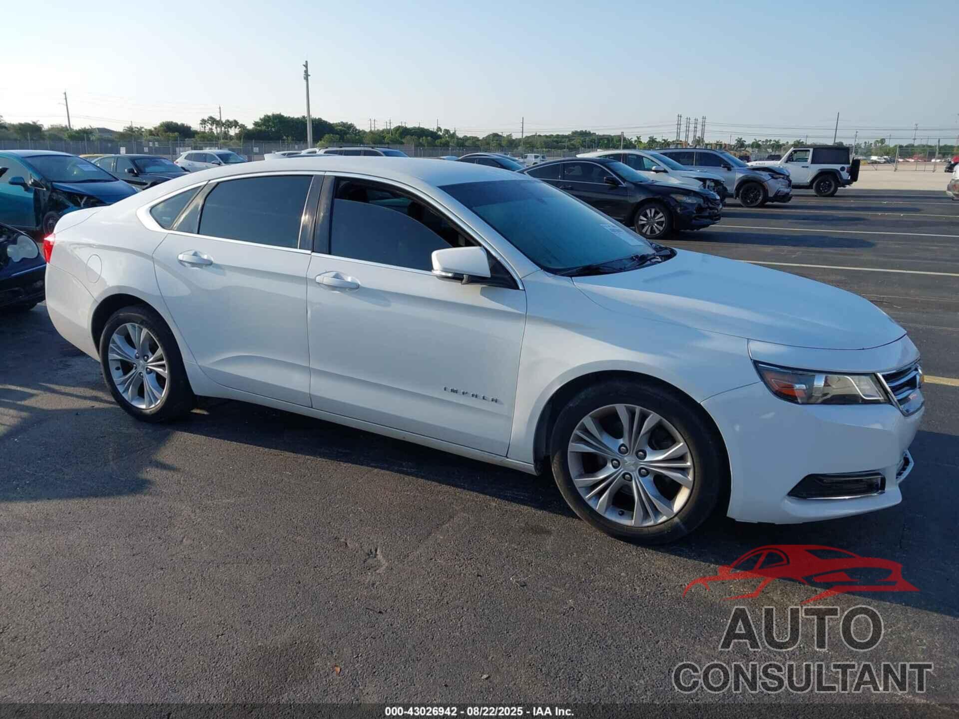 CHEVROLET IMPALA 2015 - 2G1125S37F9207978