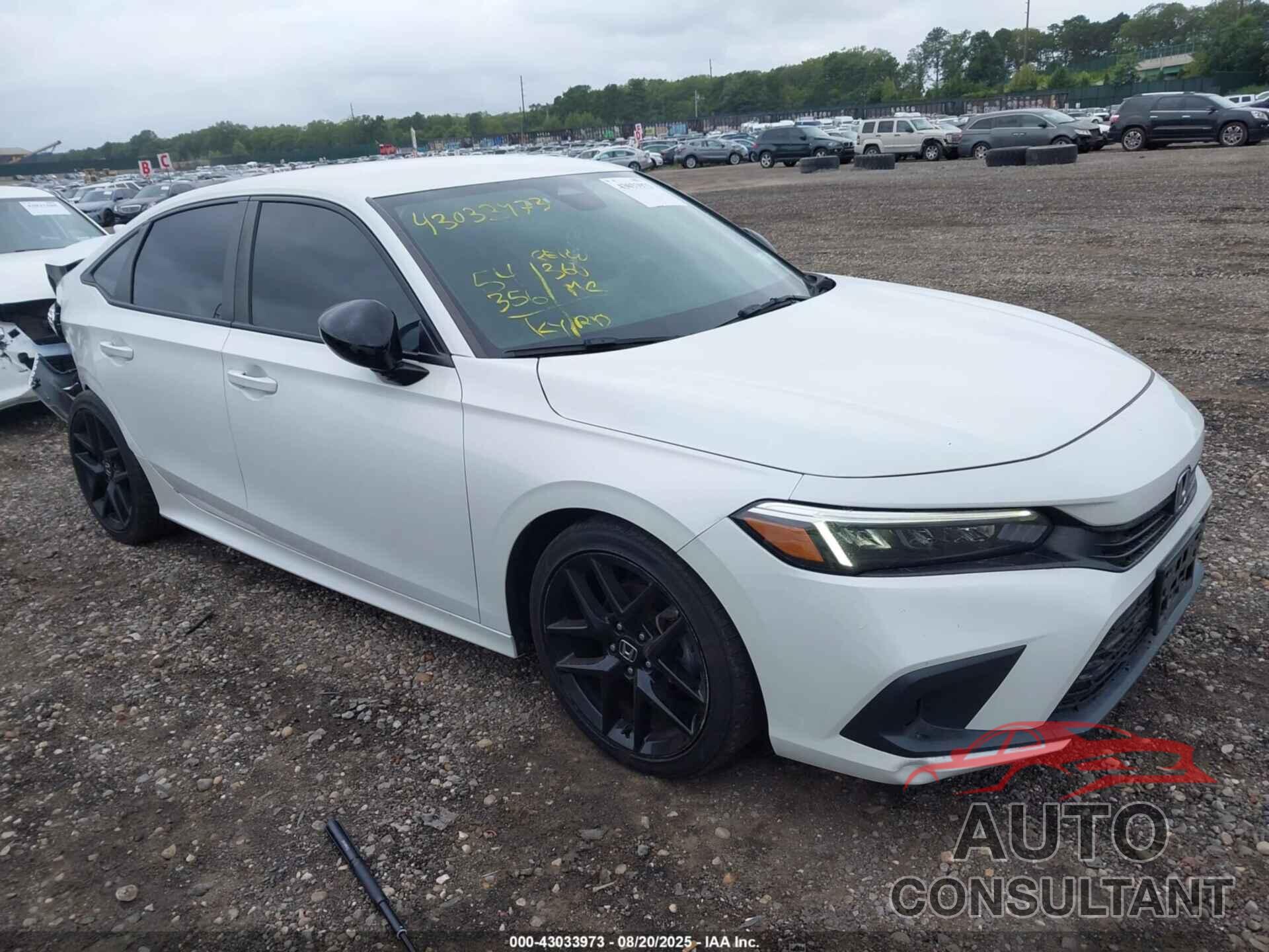 HONDA CIVIC 2022 - 2HGFE2F56NH550625