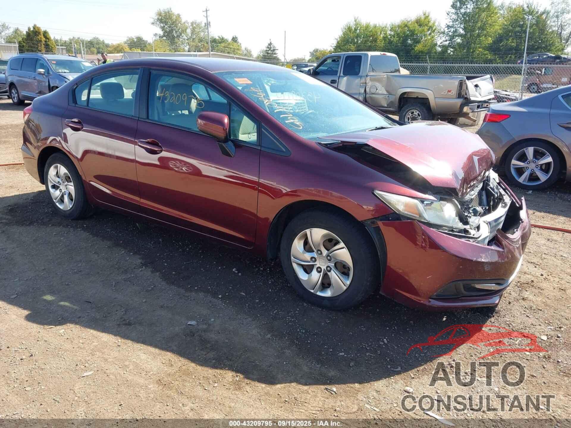 HONDA CIVIC 2014 - 19XFB2F57EE034938