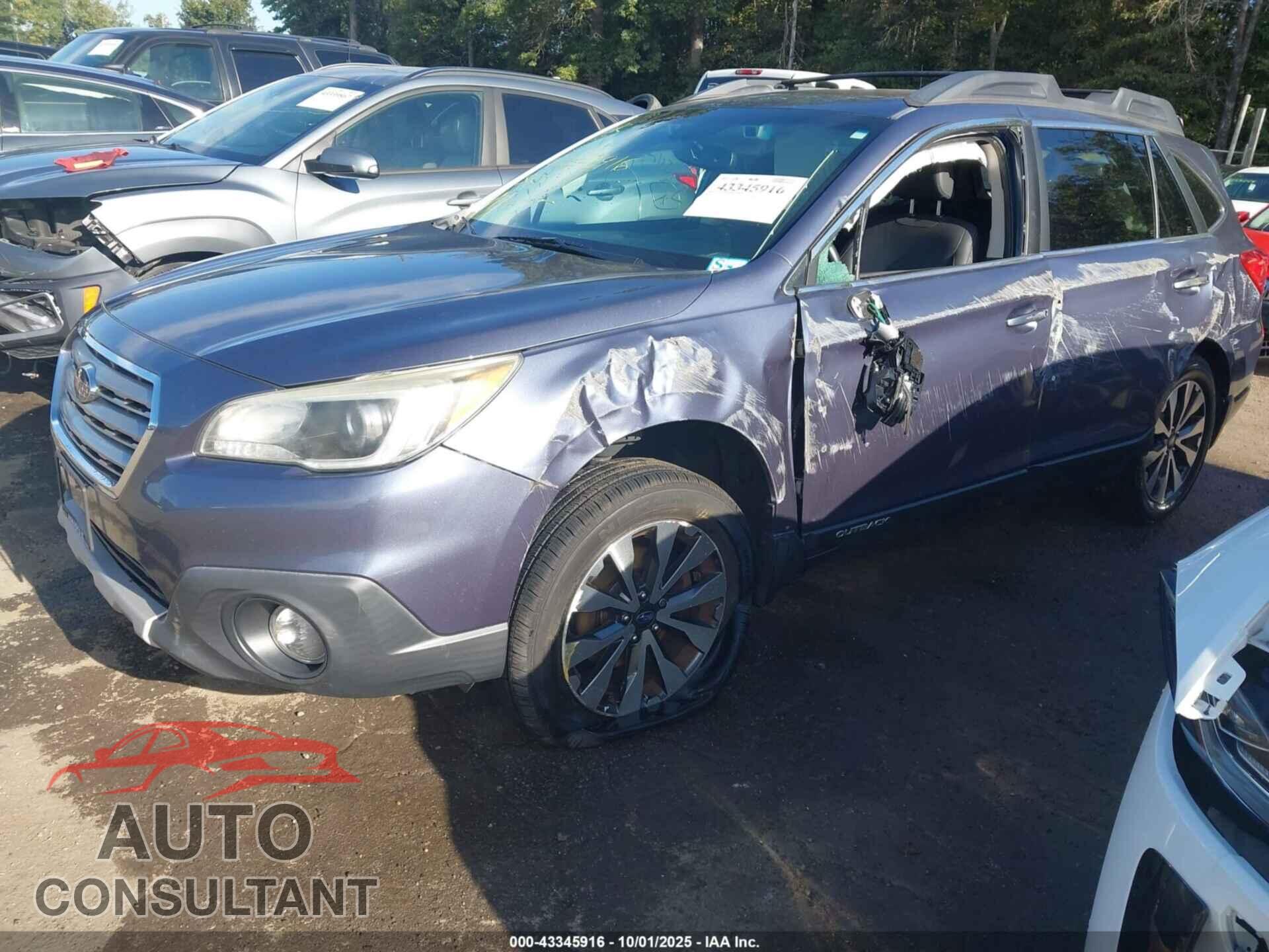 SUBARU OUTBACK 2016 - 4S4BSANC6G3202857