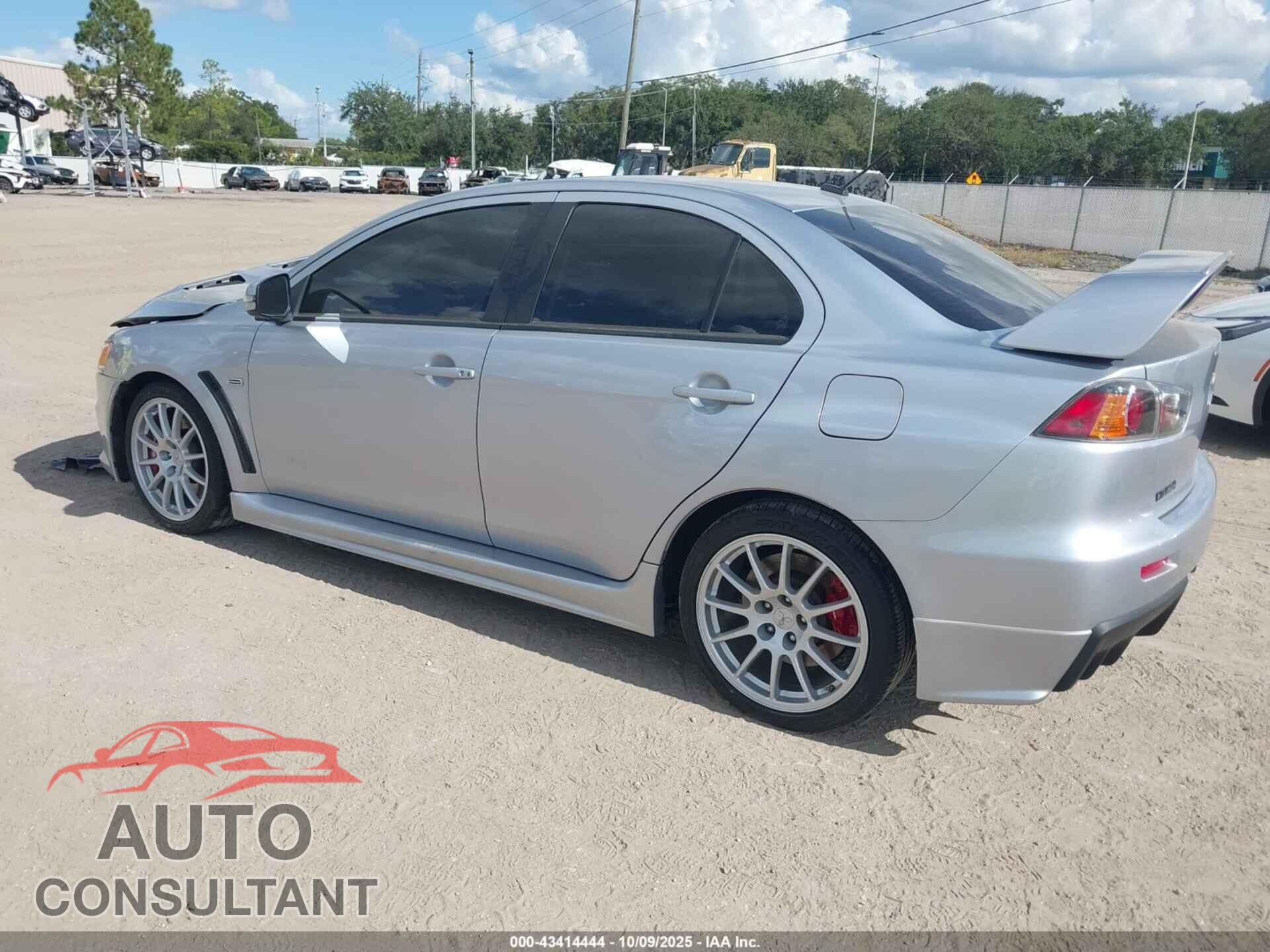 MITSUBISHI LANCER EVOLUTION 2015 - JA32W8FV0FU006891