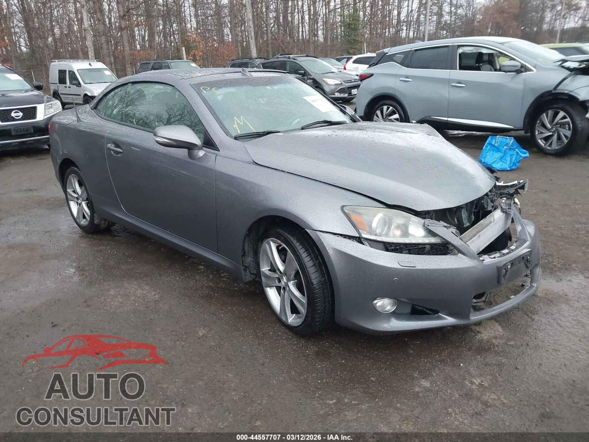 LEXUS IS 250C 2012 - JTHFF2C24C2521487