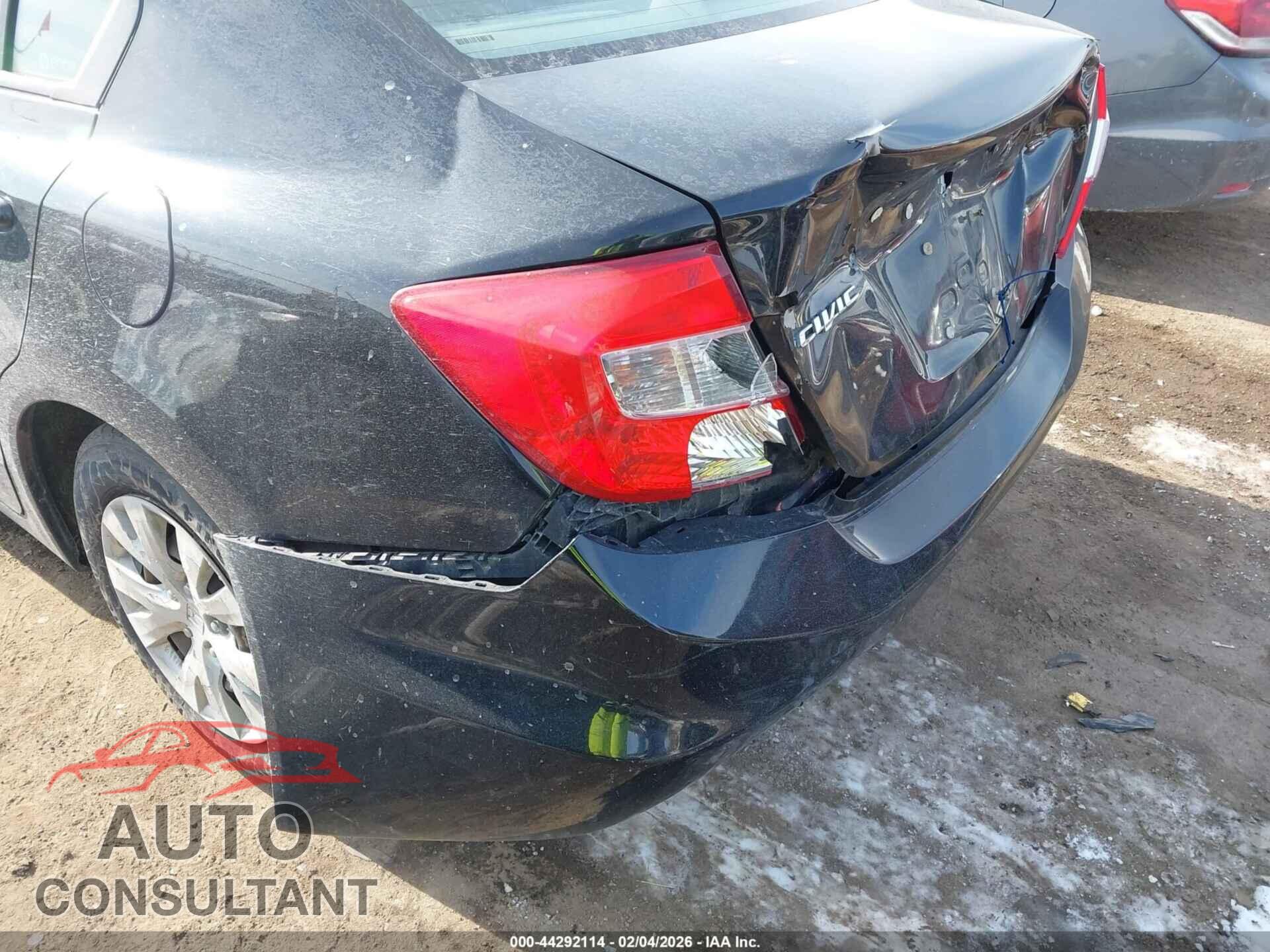 HONDA CIVIC 2012 - 19XFB2F51CE037850