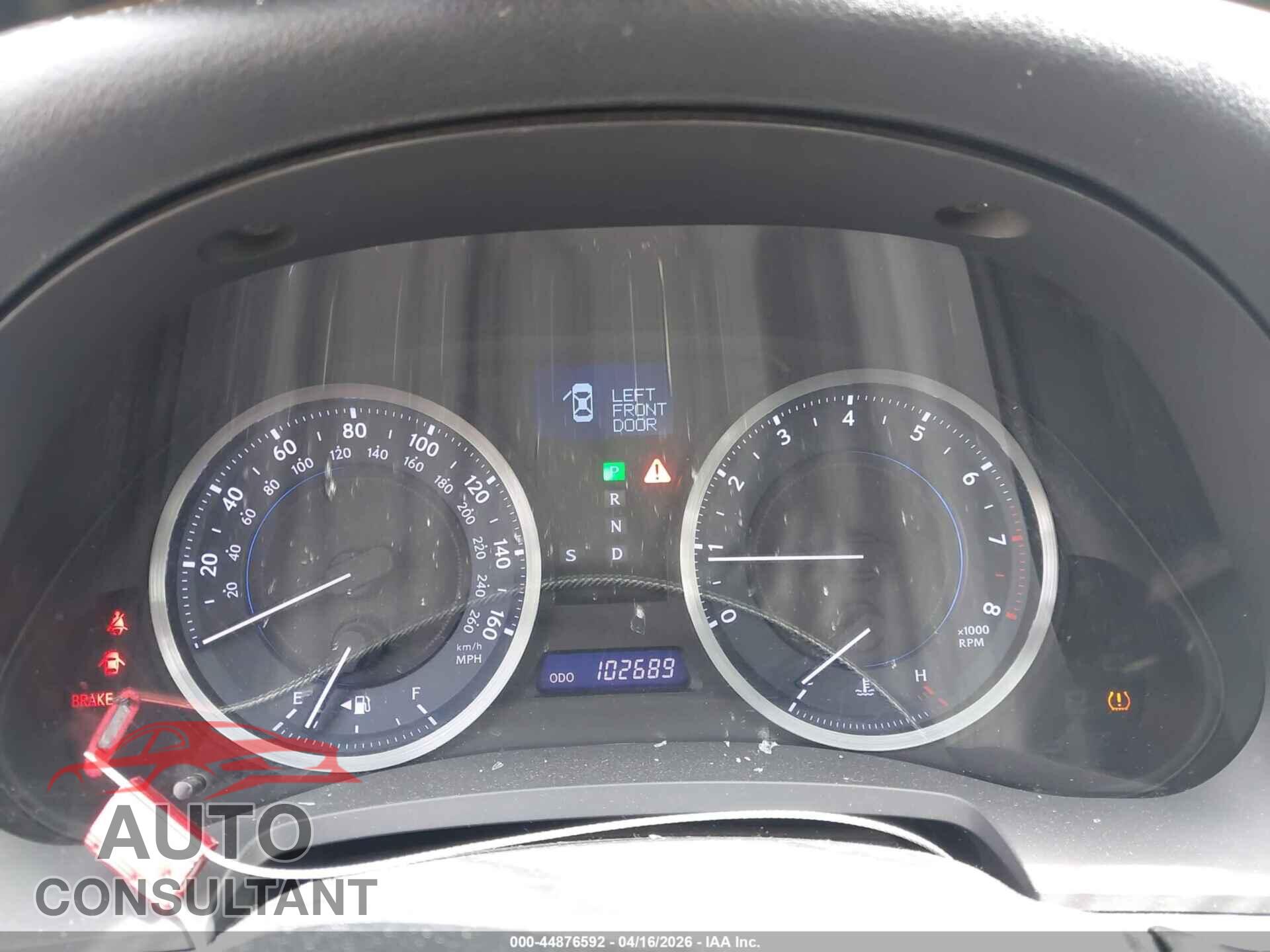 LEXUS IS 250 2013 - JTHCF5C20D5063757