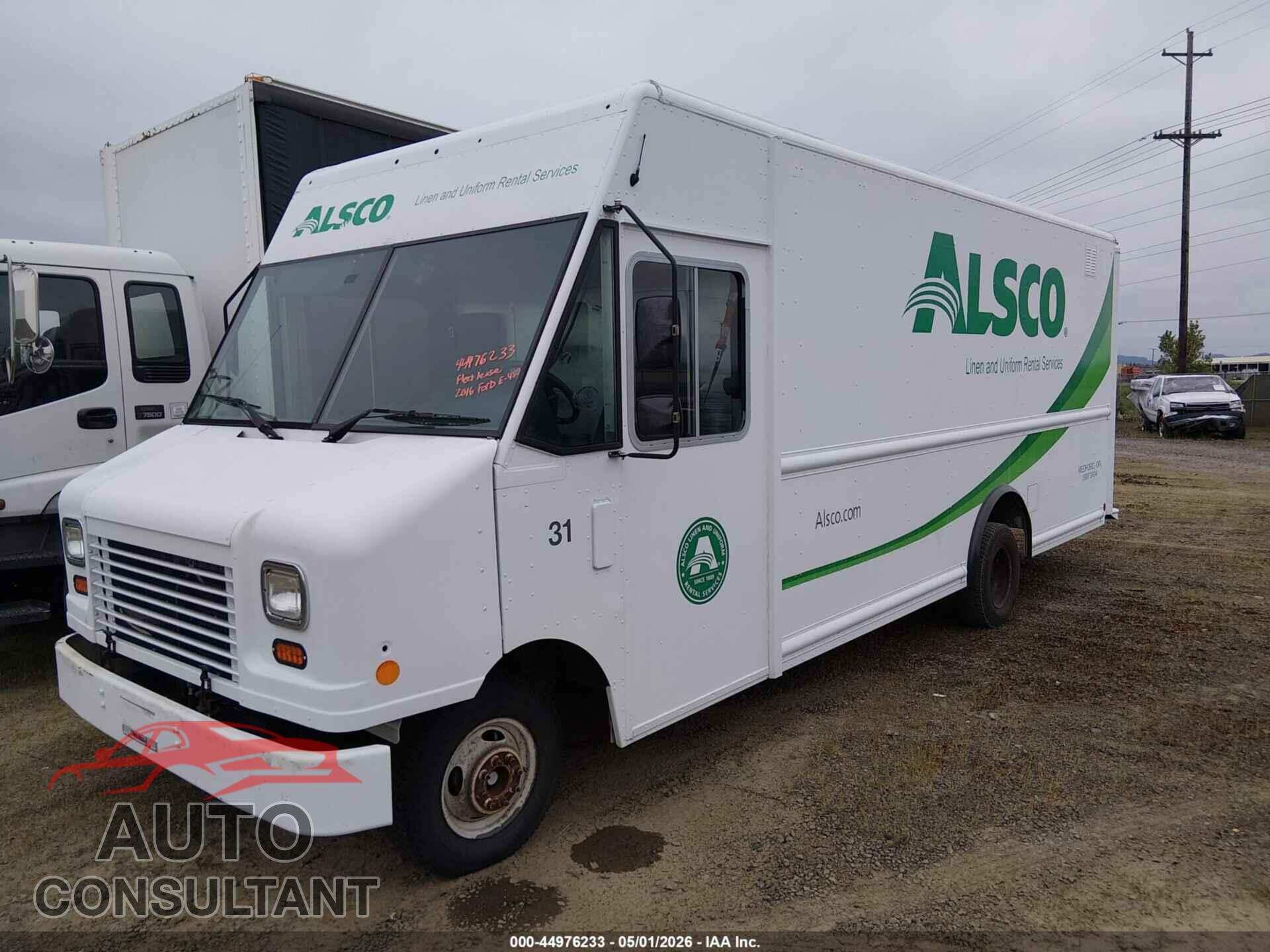 FORD E-450 STRIPPED 2016 - 1FC3E4KL2GDC08235