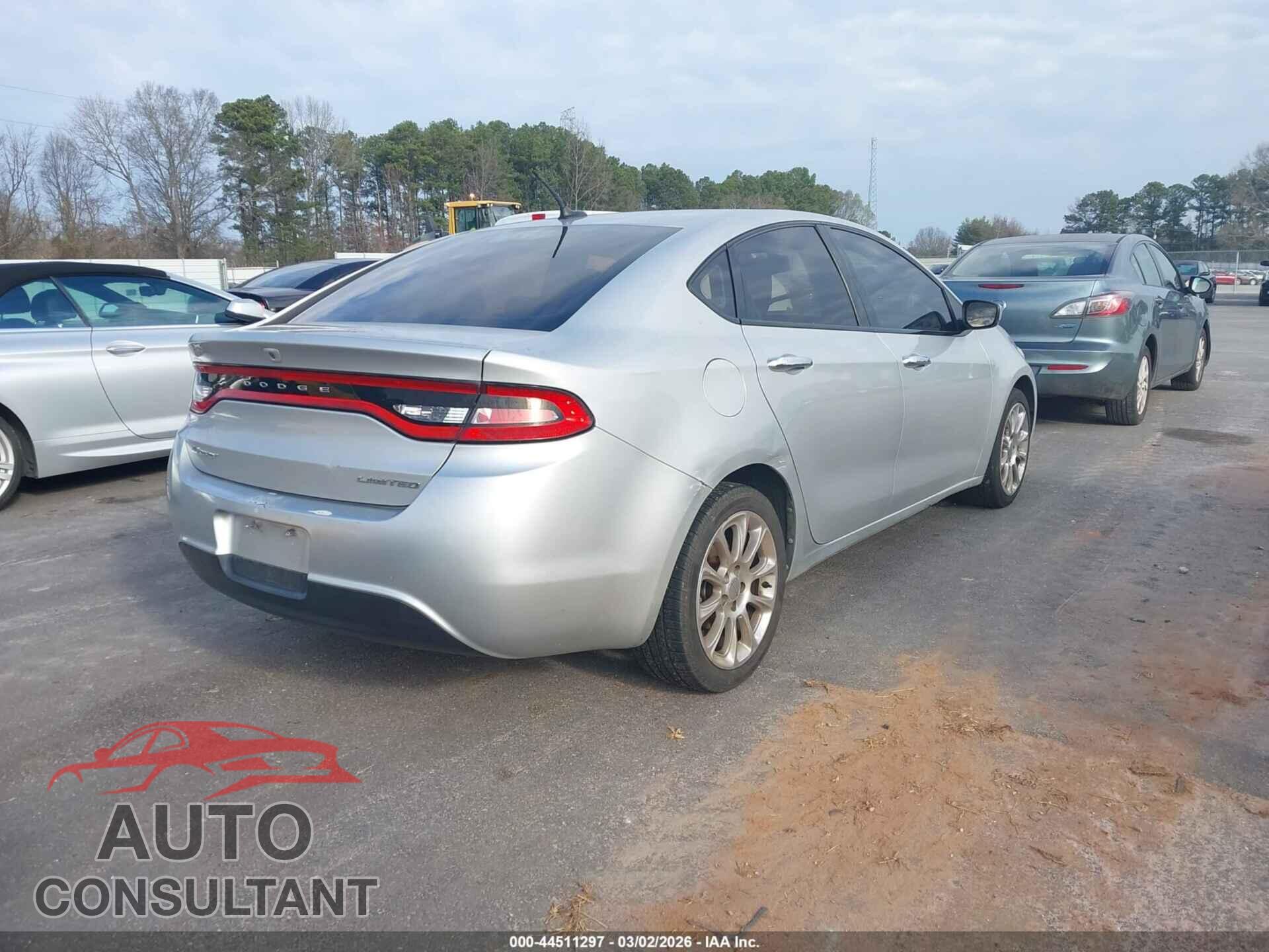 DODGE DART 2013 - 1C3CDFCA4DD185021