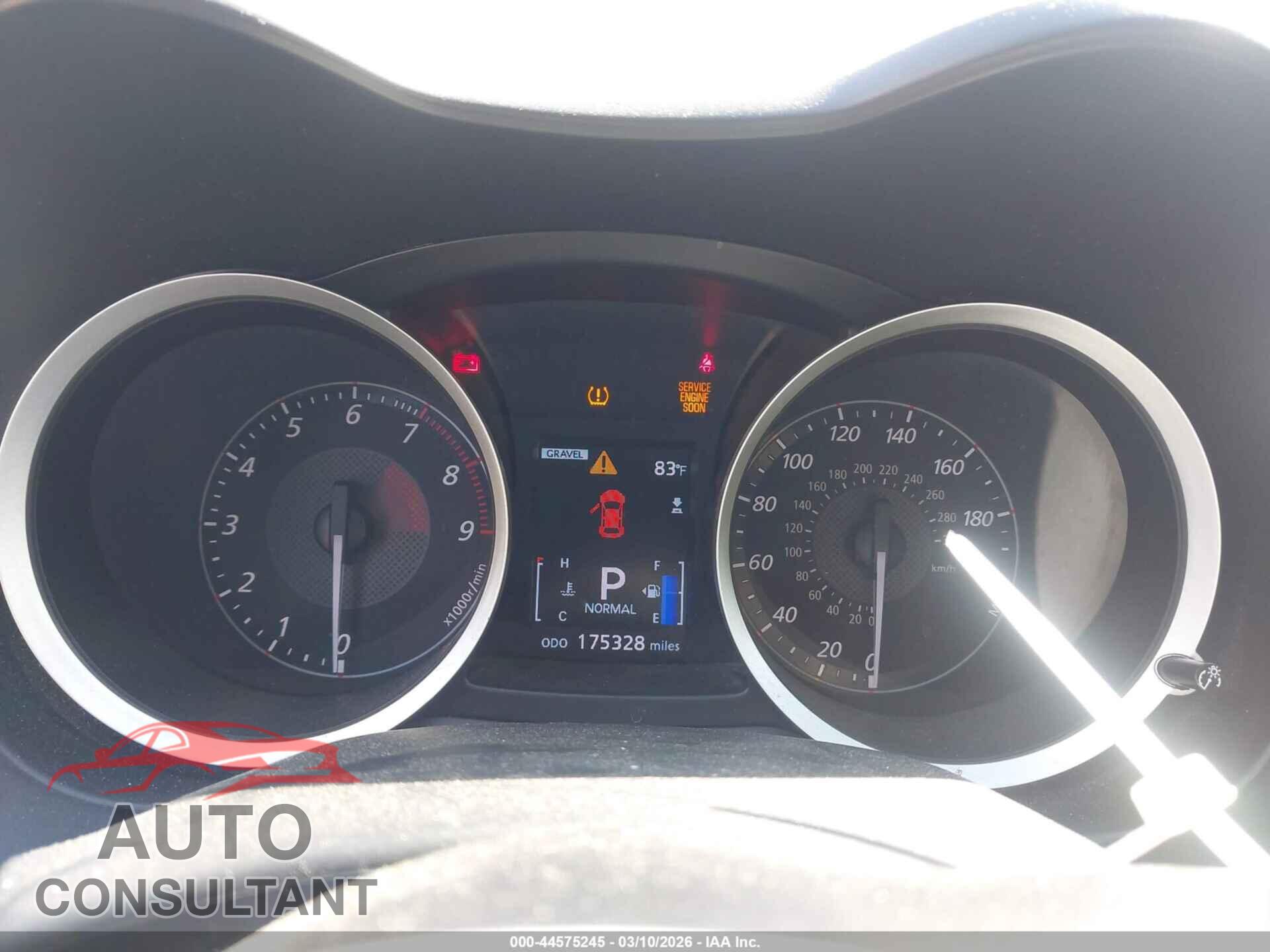 MITSUBISHI LANCER EVOLUTION 2010 - JA32W5FV5AU018459