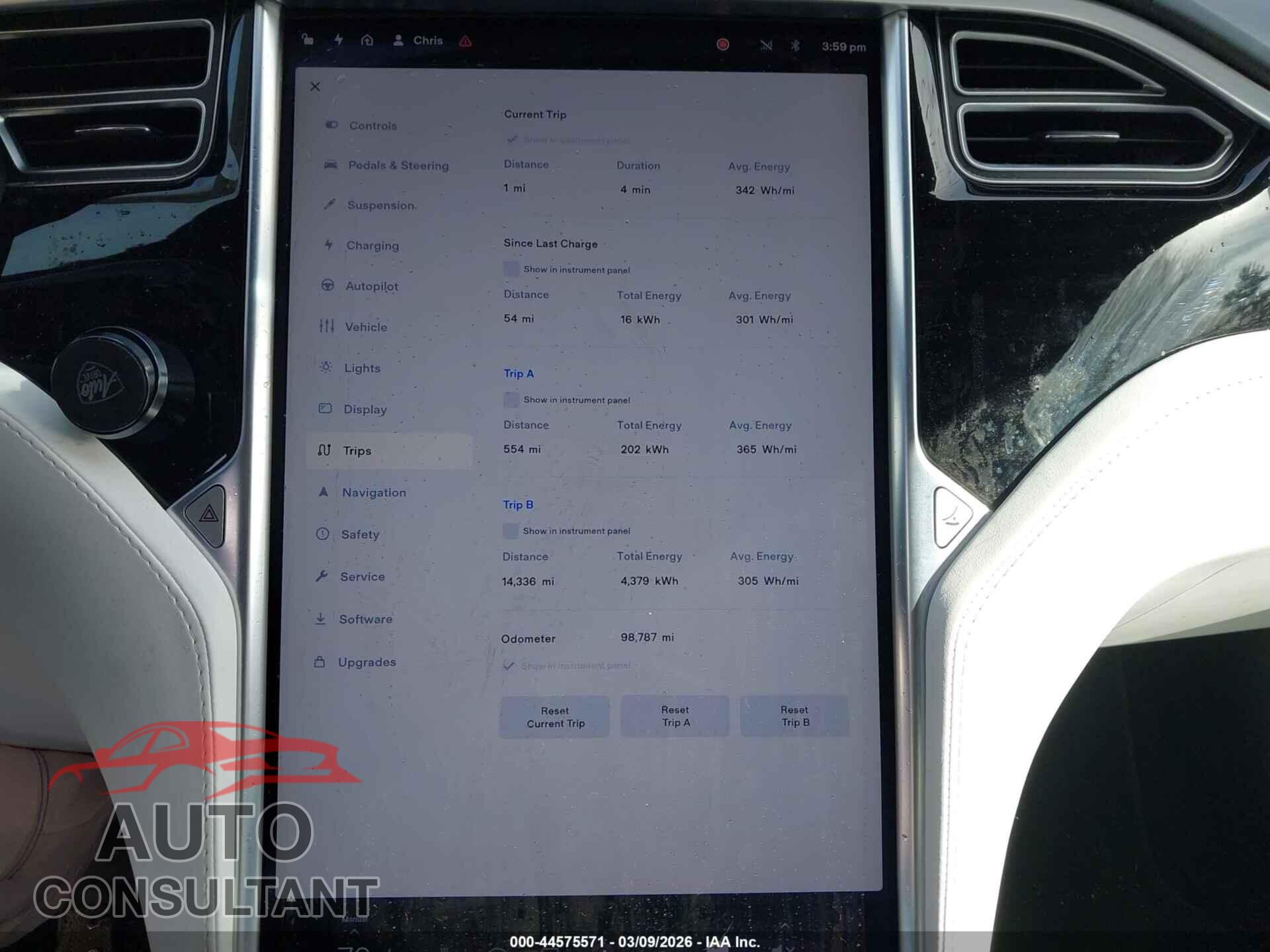 TESLA MODEL S 2017 - 5YJSA1E23HF219800