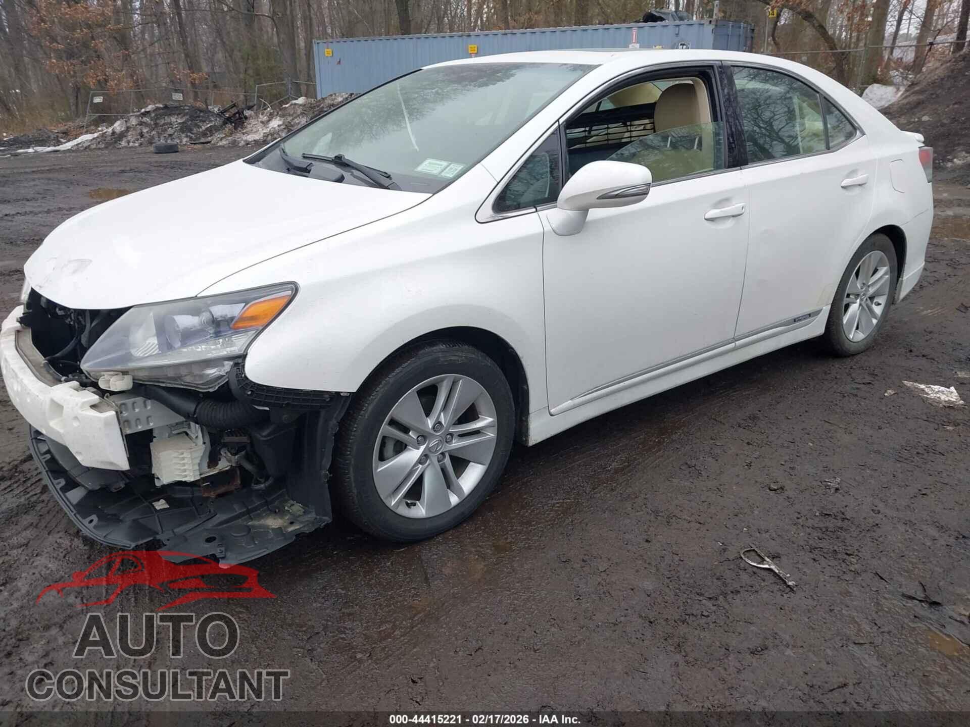 LEXUS HS 250H 2011 - JTHBB1BA5B2048064