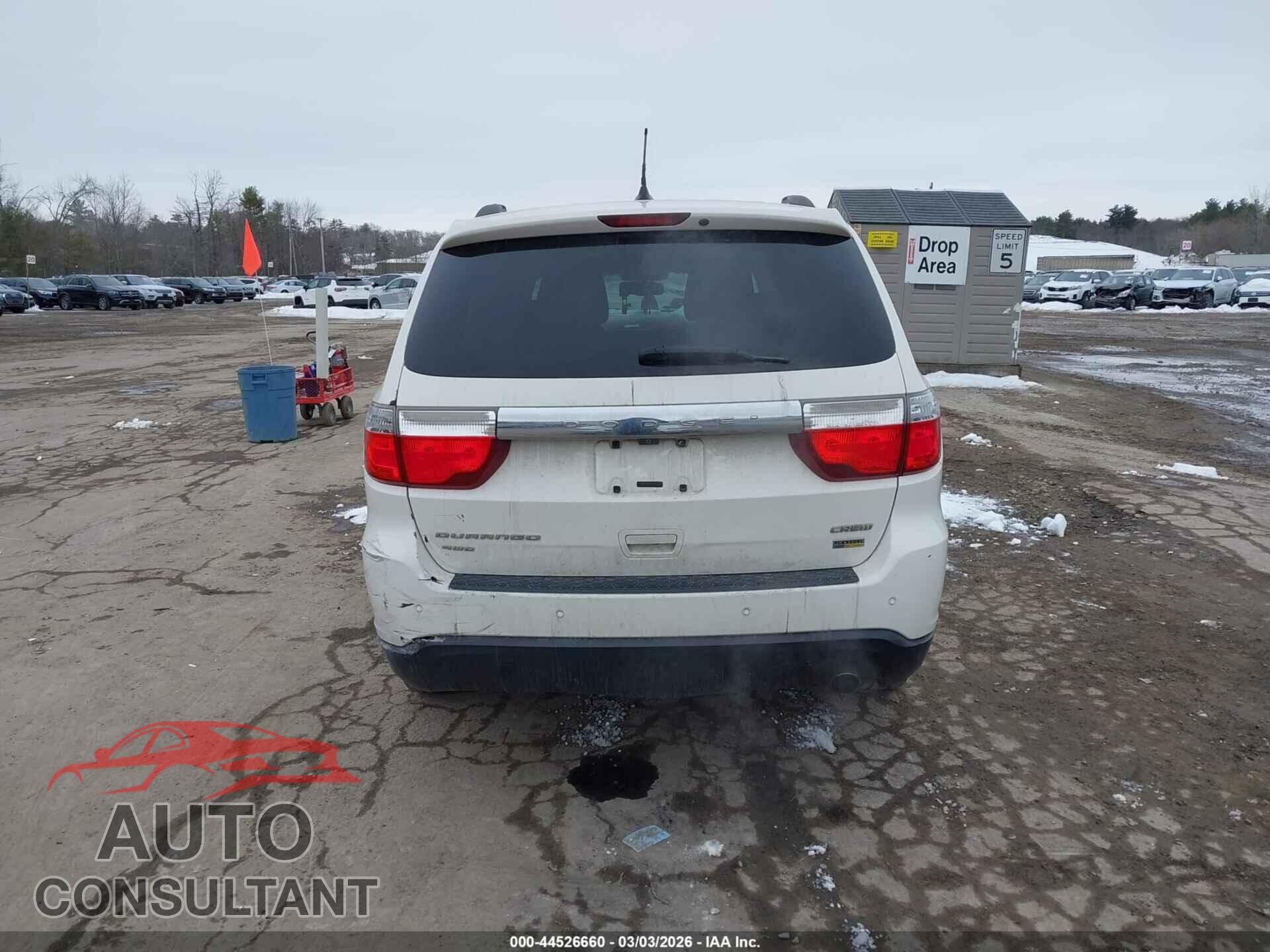 DODGE DURANGO 2012 - 1C4RDJDG6CC318037