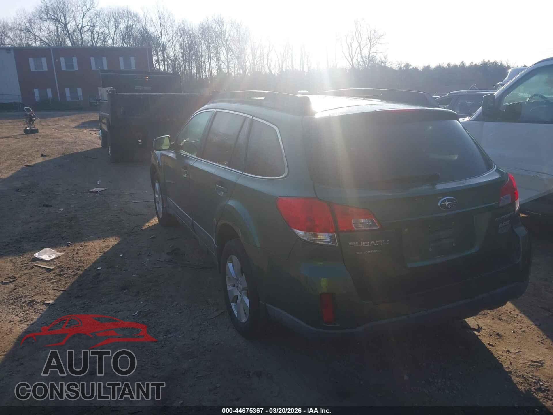 SUBARU OUTBACK 2011 - 4S4BRBCC5B3402674