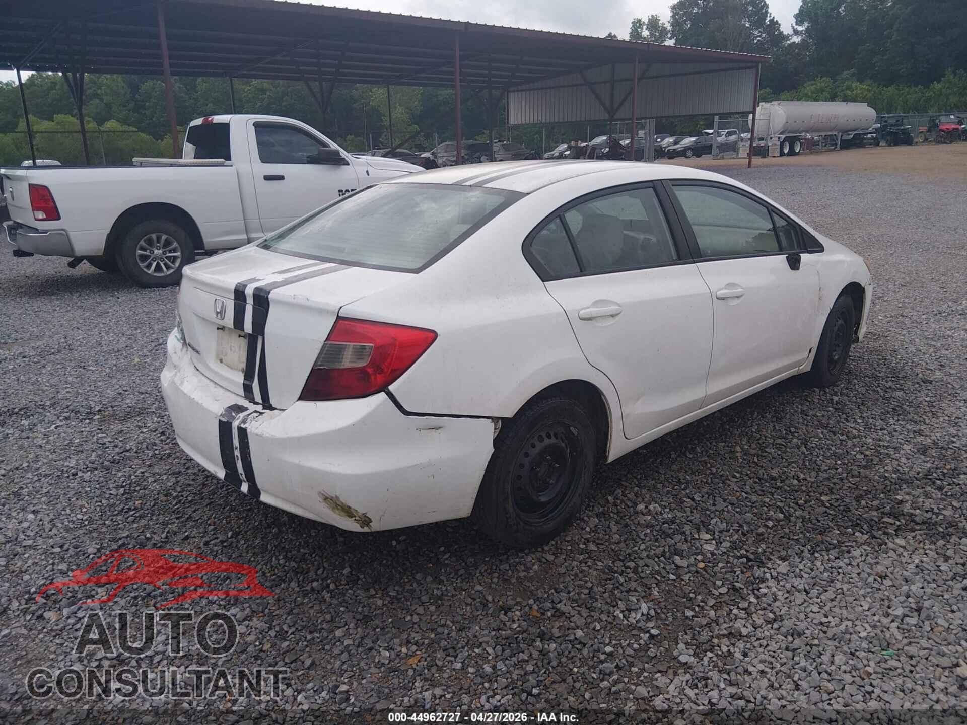 HONDA CIVIC 2012 - 2HGFB2F50CH314896
