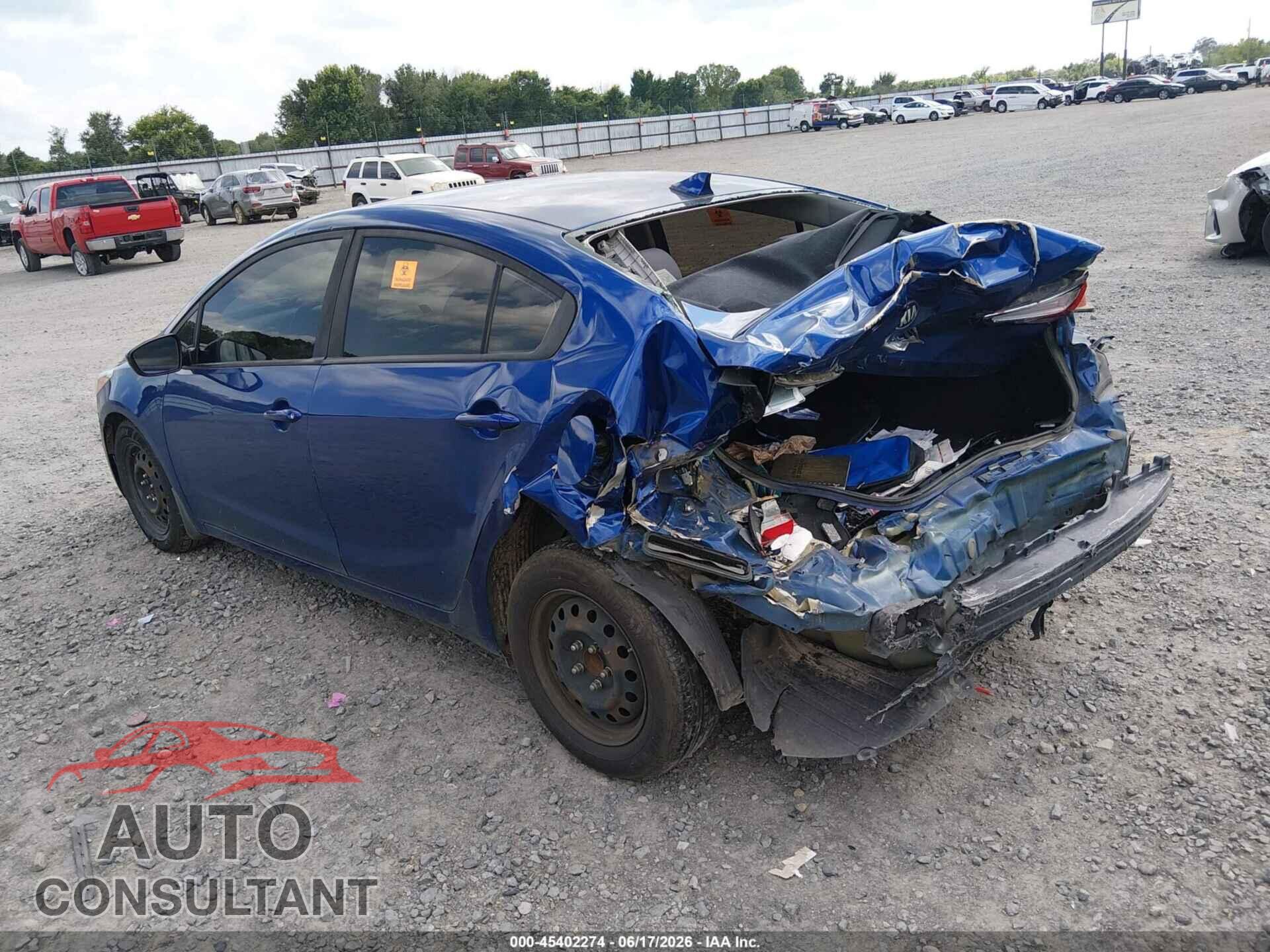 KIA FORTE 2017 - 3KPFL4A73HE131012
