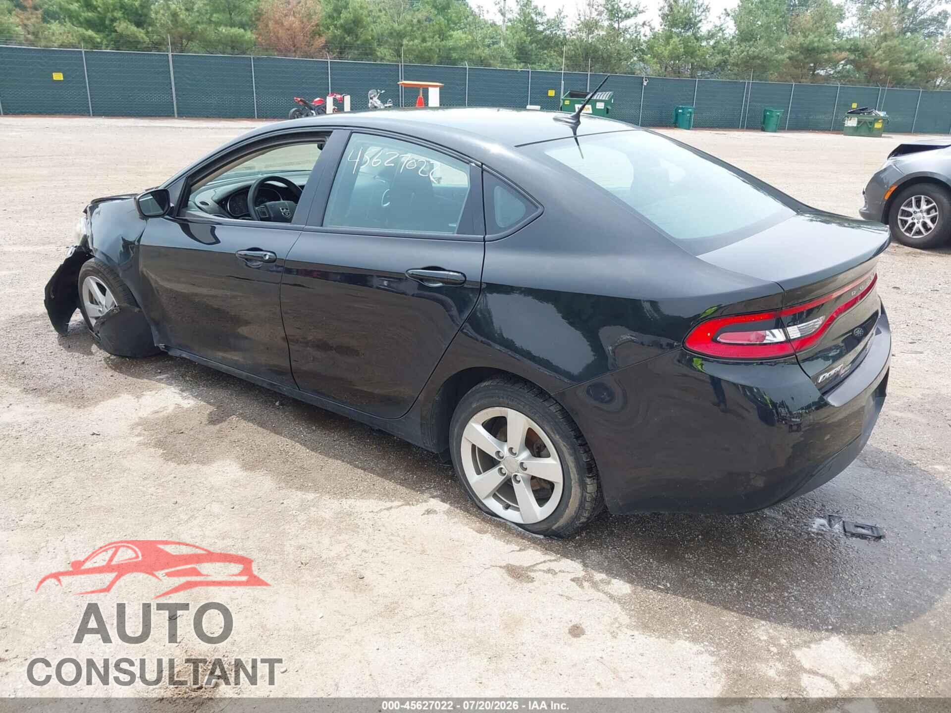 DODGE DART 2015 - 1C3CDFBBXFD200053