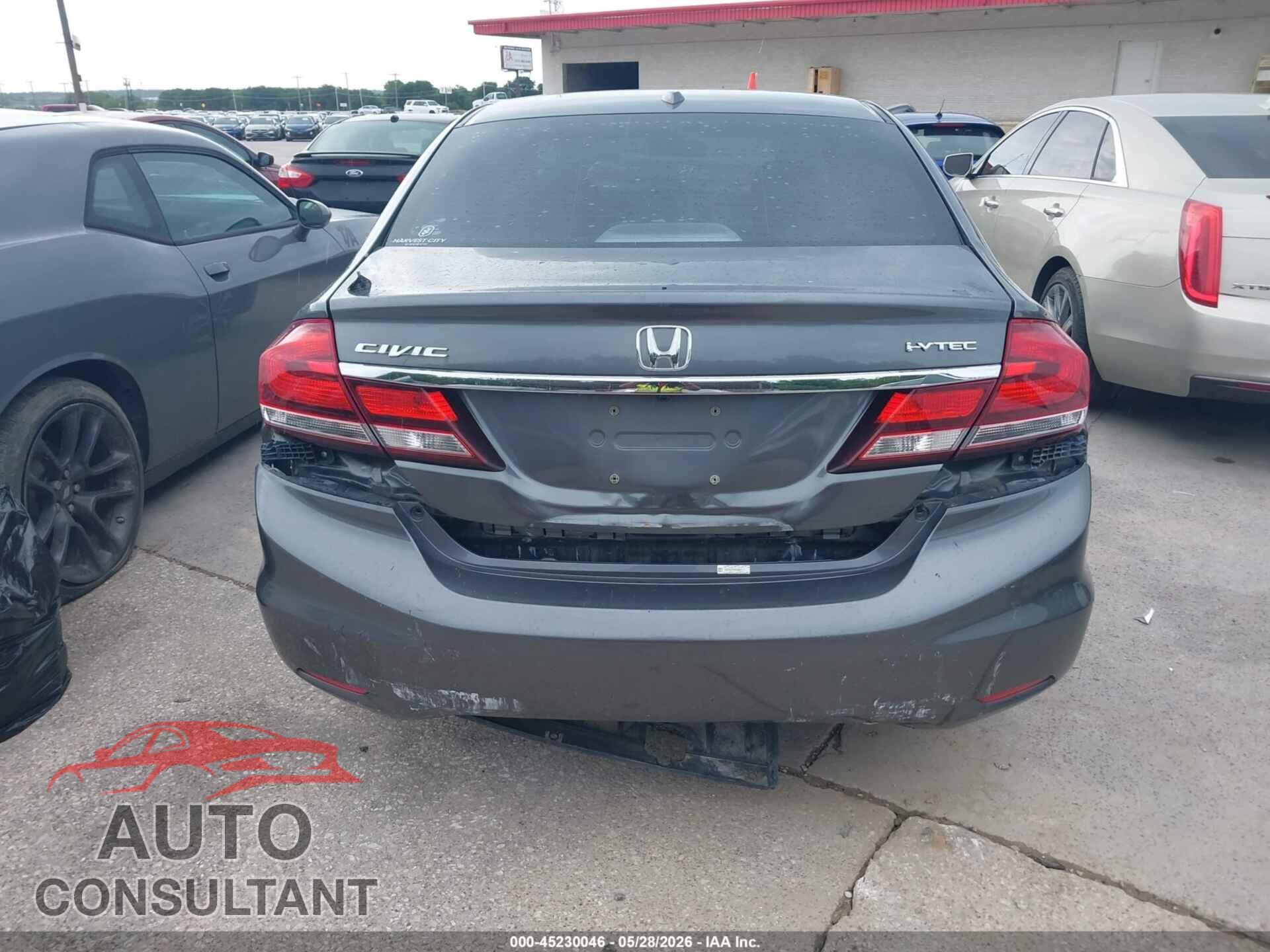 HONDA CIVIC 2013 - 19XFB2F97DE006977