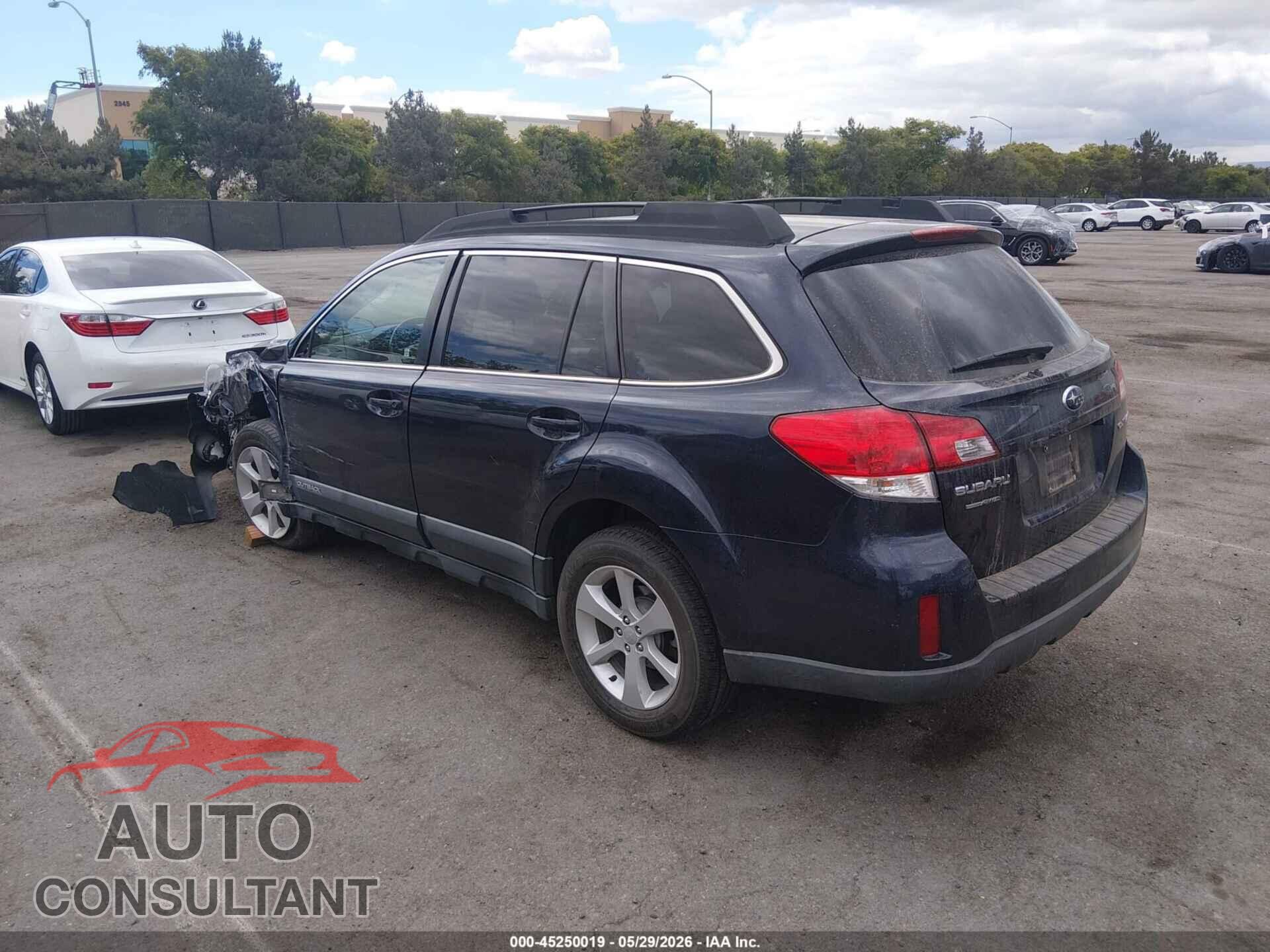 SUBARU OUTBACK 2013 - 4S4BRCCC4D3248175