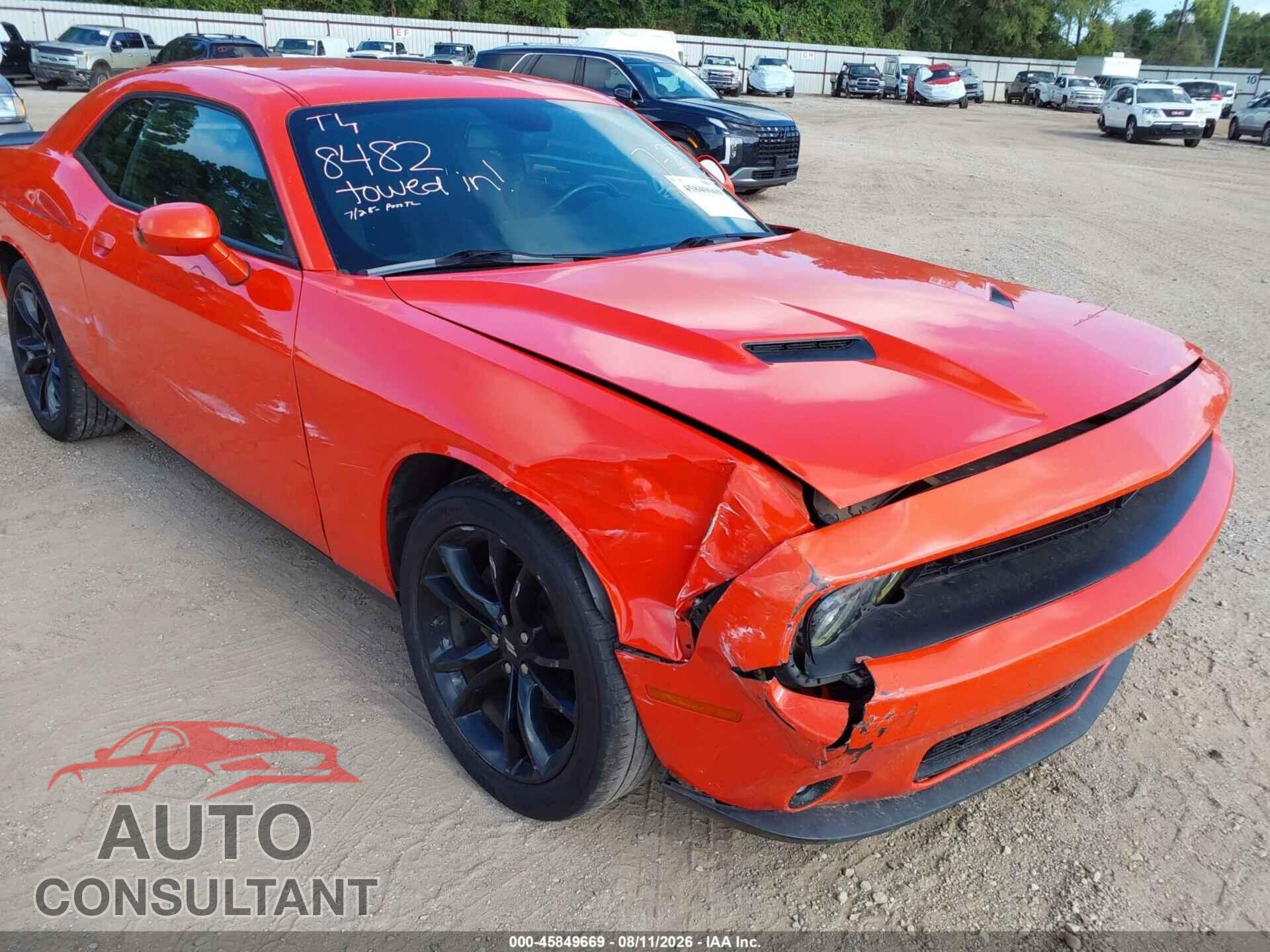 DODGE CHALLENGER 2017 - 2C3CDZAG3HH502403
