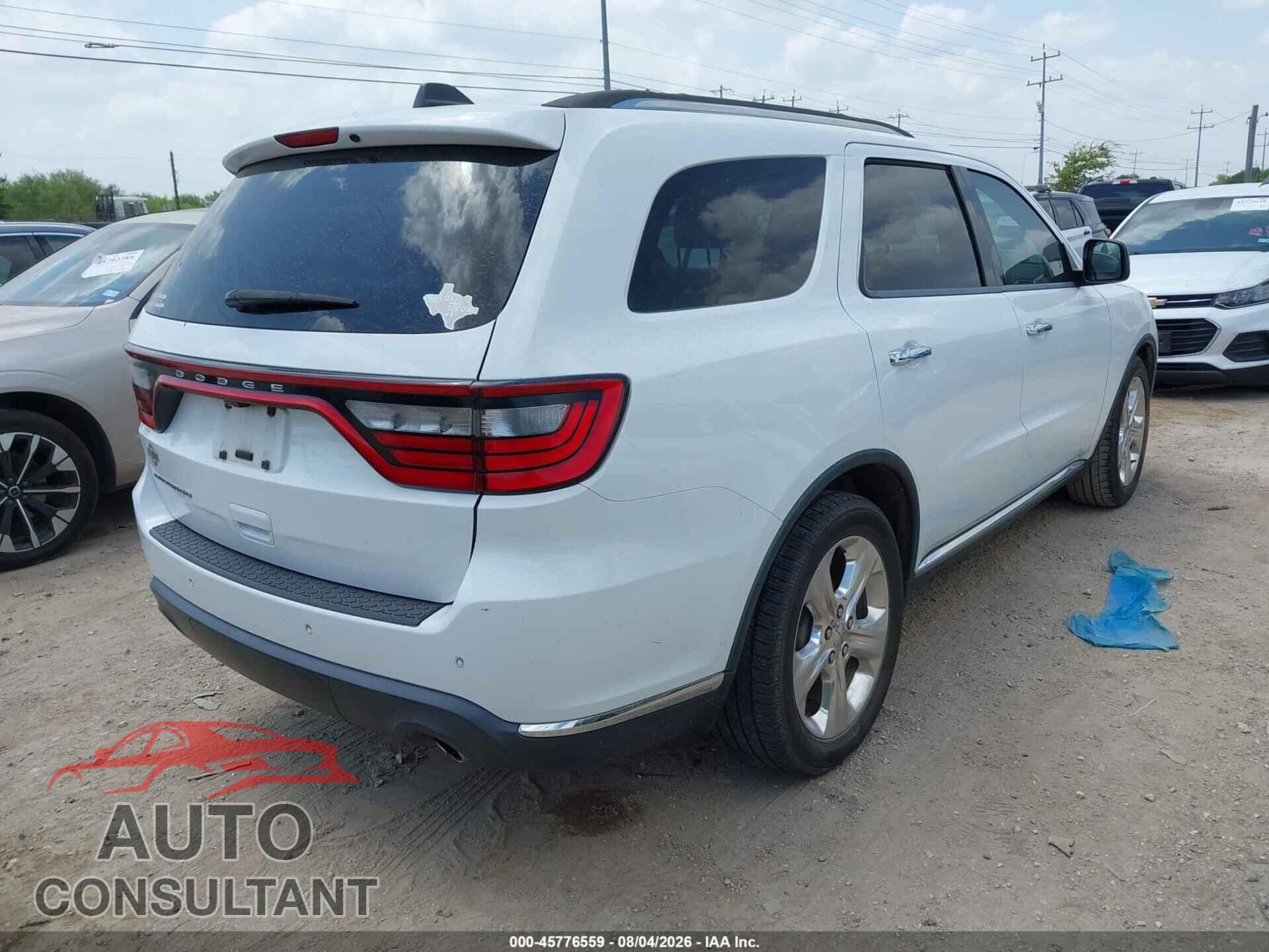 DODGE DURANGO 2015 - 1C4RDHAG3FC784459