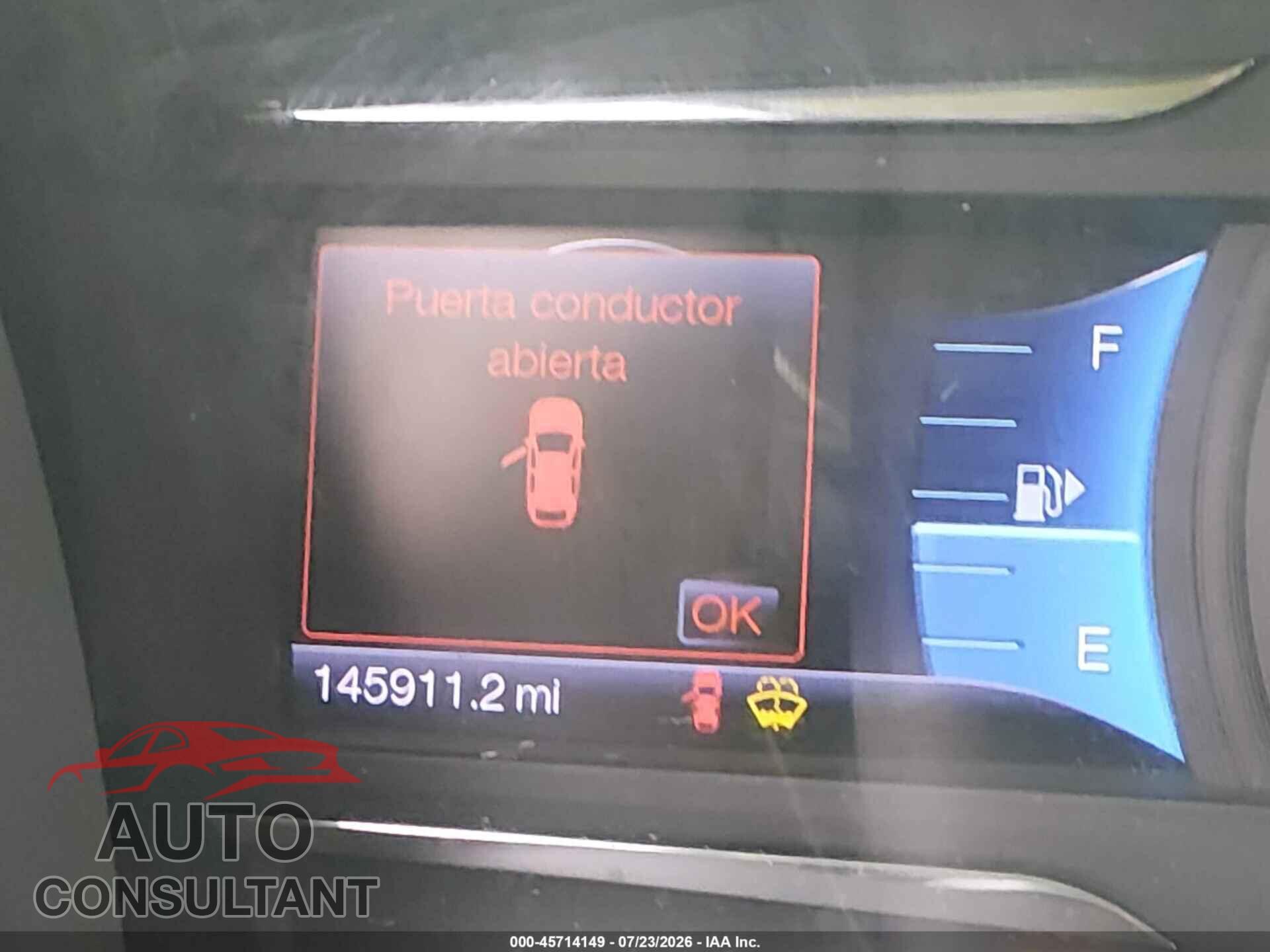 FORD FLEX 2013 - 2FMGK5C80DBD26551