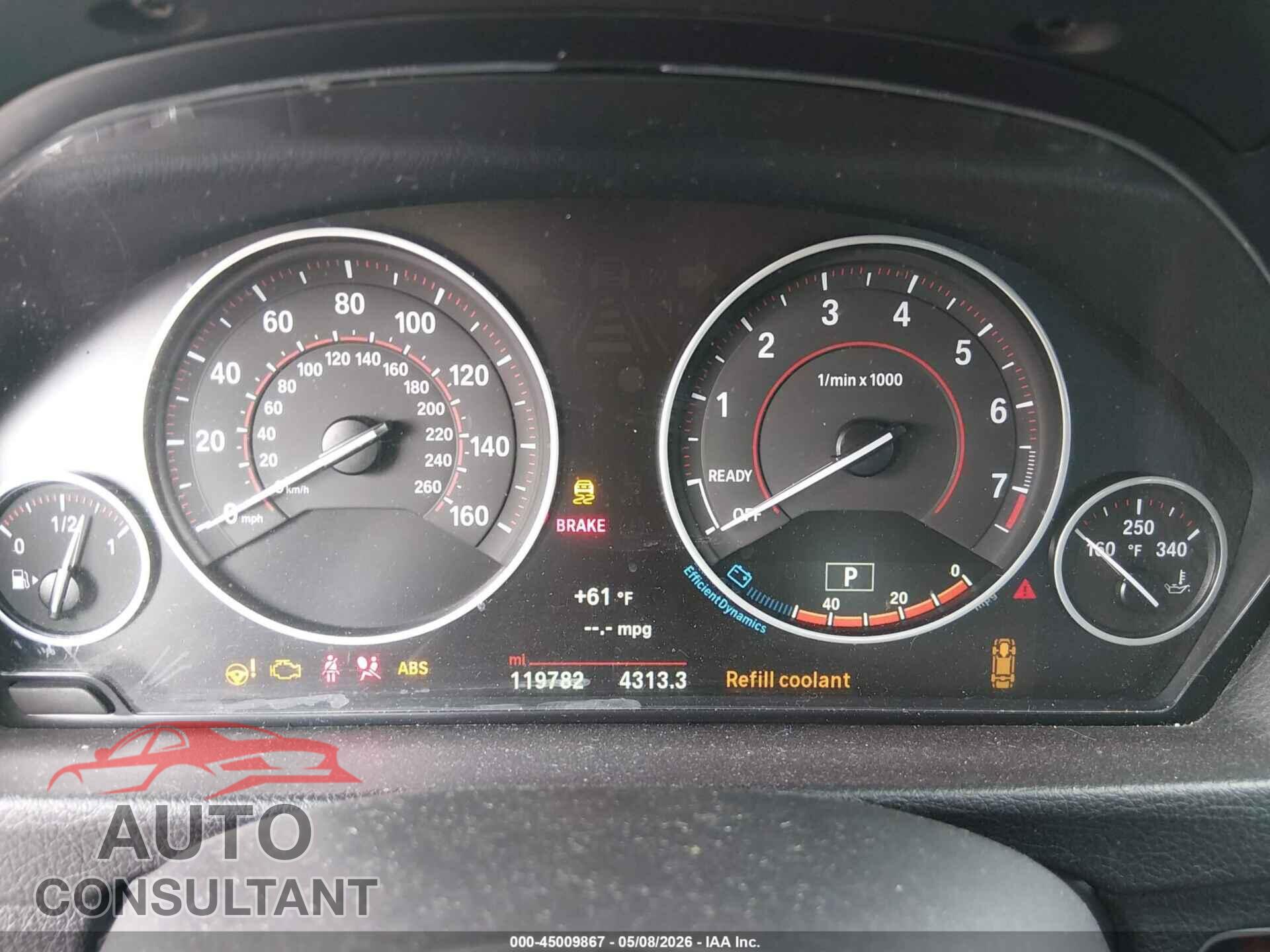 BMW 328I 2016 - WBA8E3G54GNU04484