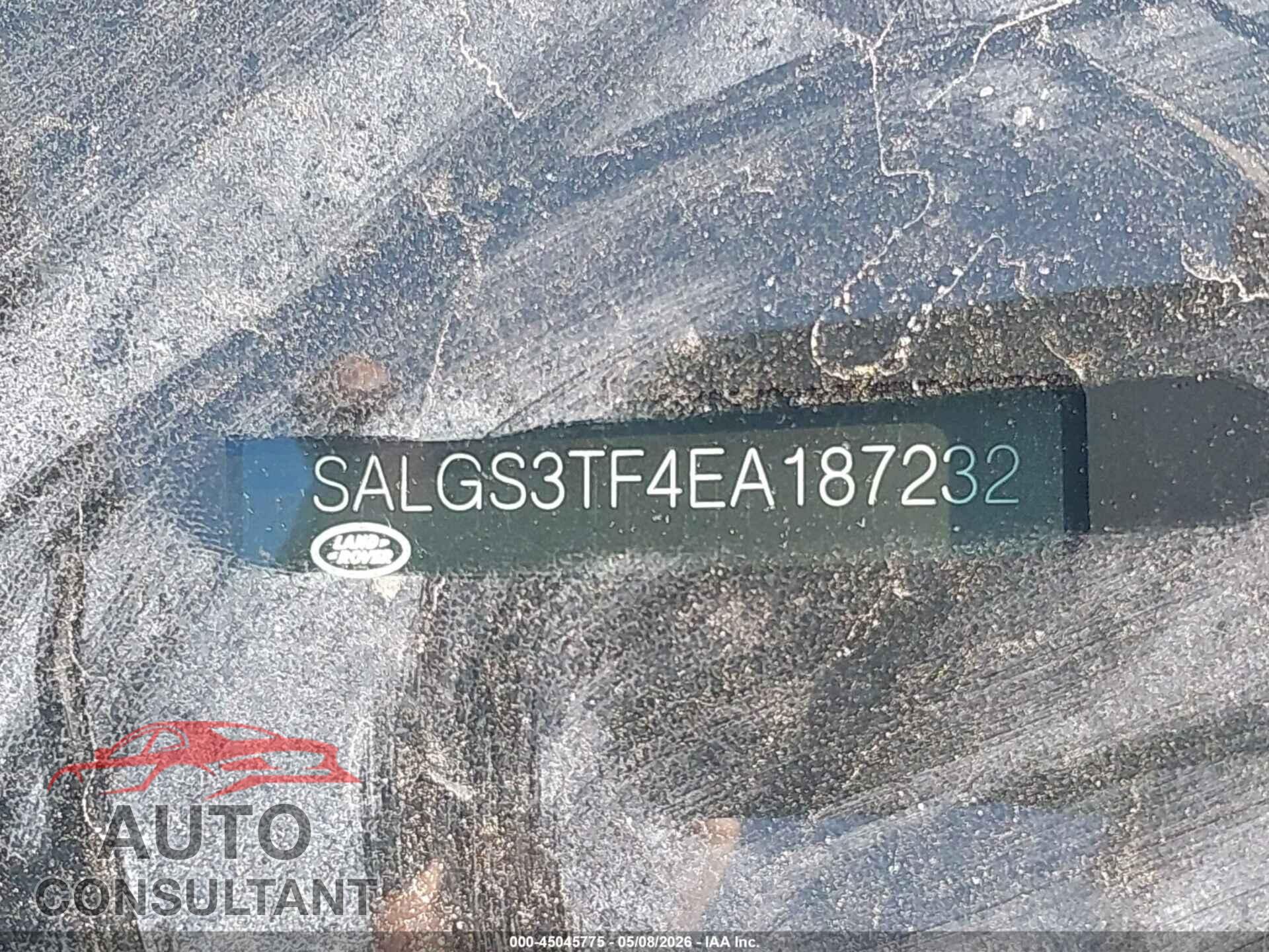LAND ROVER RANGE ROVER 2014 - SALGS3TF4EA187232