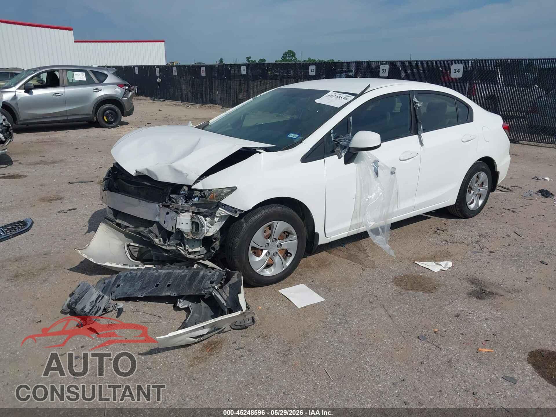 HONDA CIVIC 2013 - 19XFB2F57DE039085
