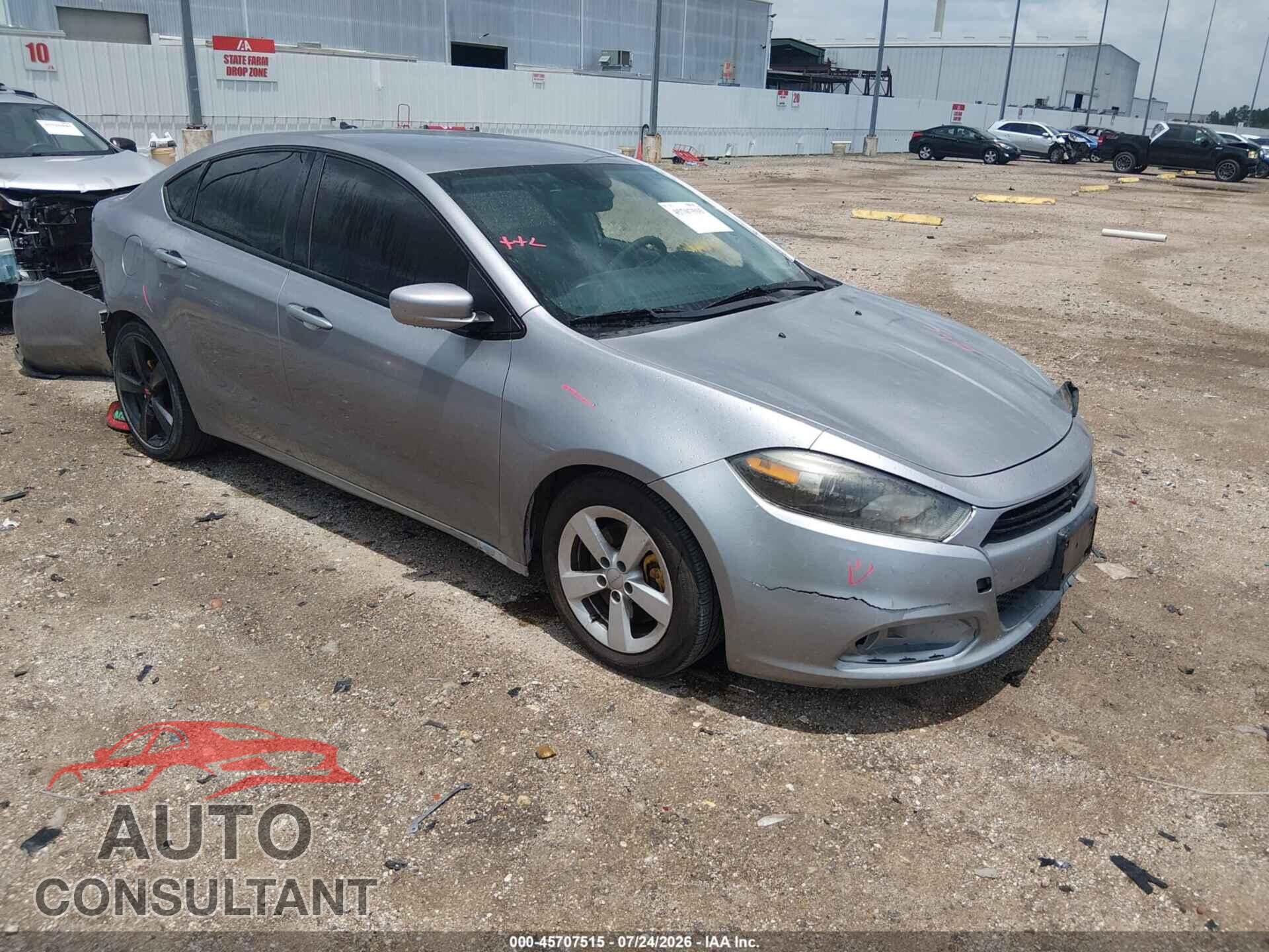 DODGE DART 2015 - 1C3CDFBBXFD390310