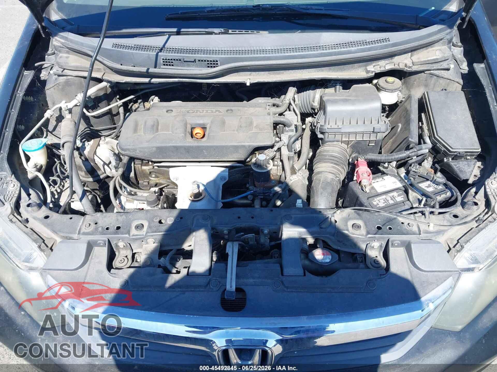 HONDA CIVIC 2012 - 19XFB2F5XCE379166