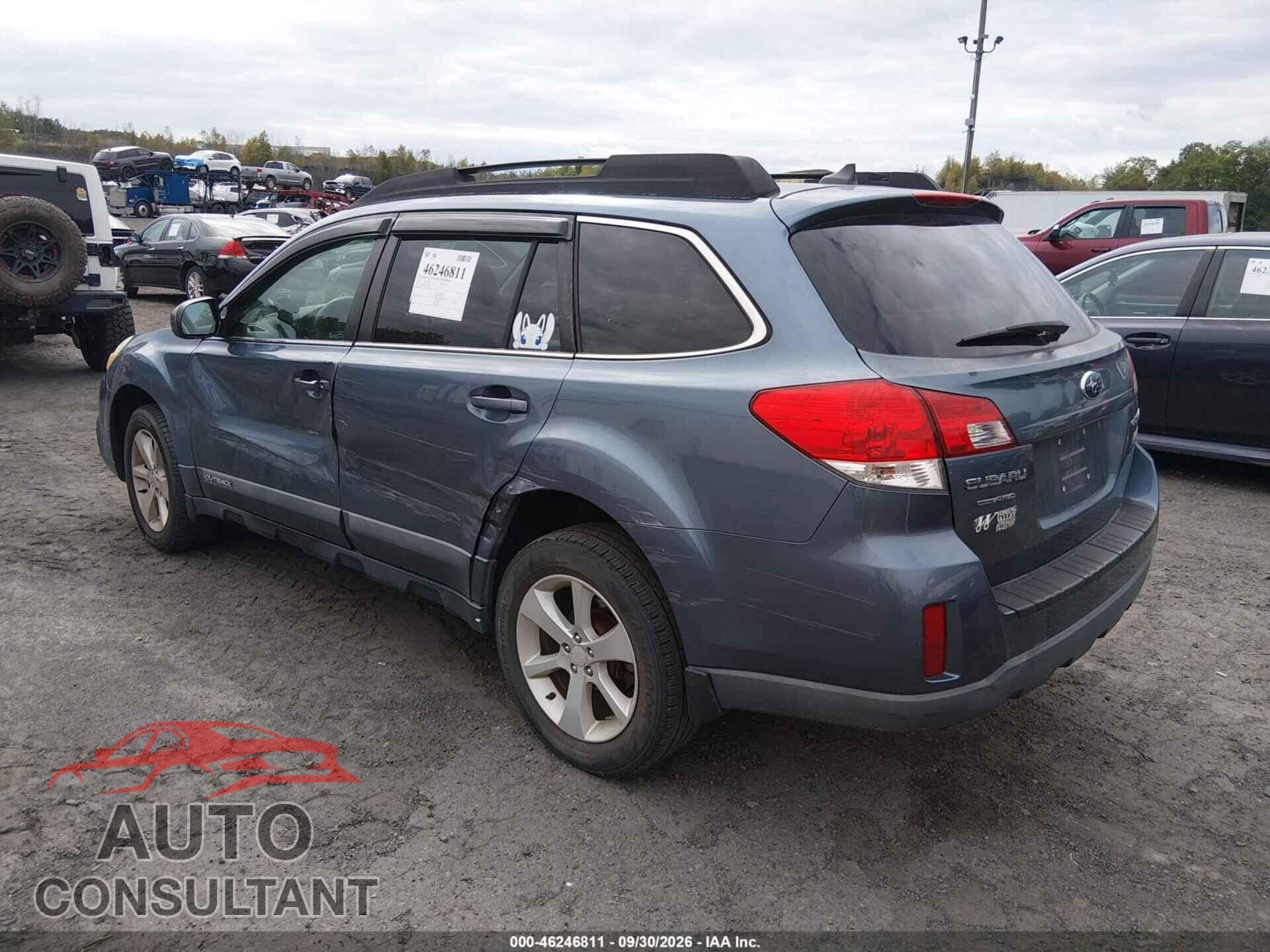 SUBARU OUTBACK 2014 - 4S4BRBCC4E3223630
