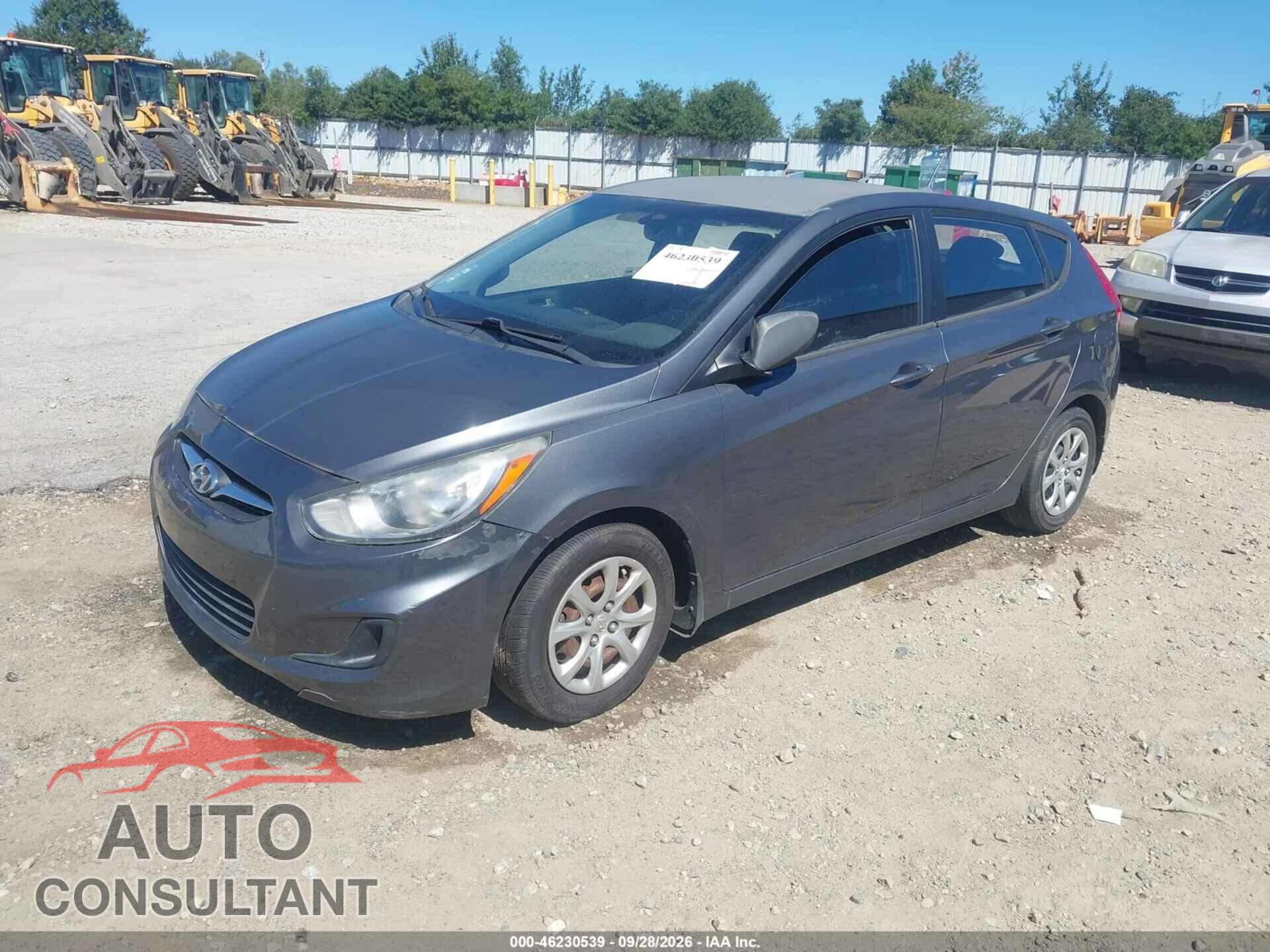 HYUNDAI ACCENT 2012 - KMHCT5AE2CU012607