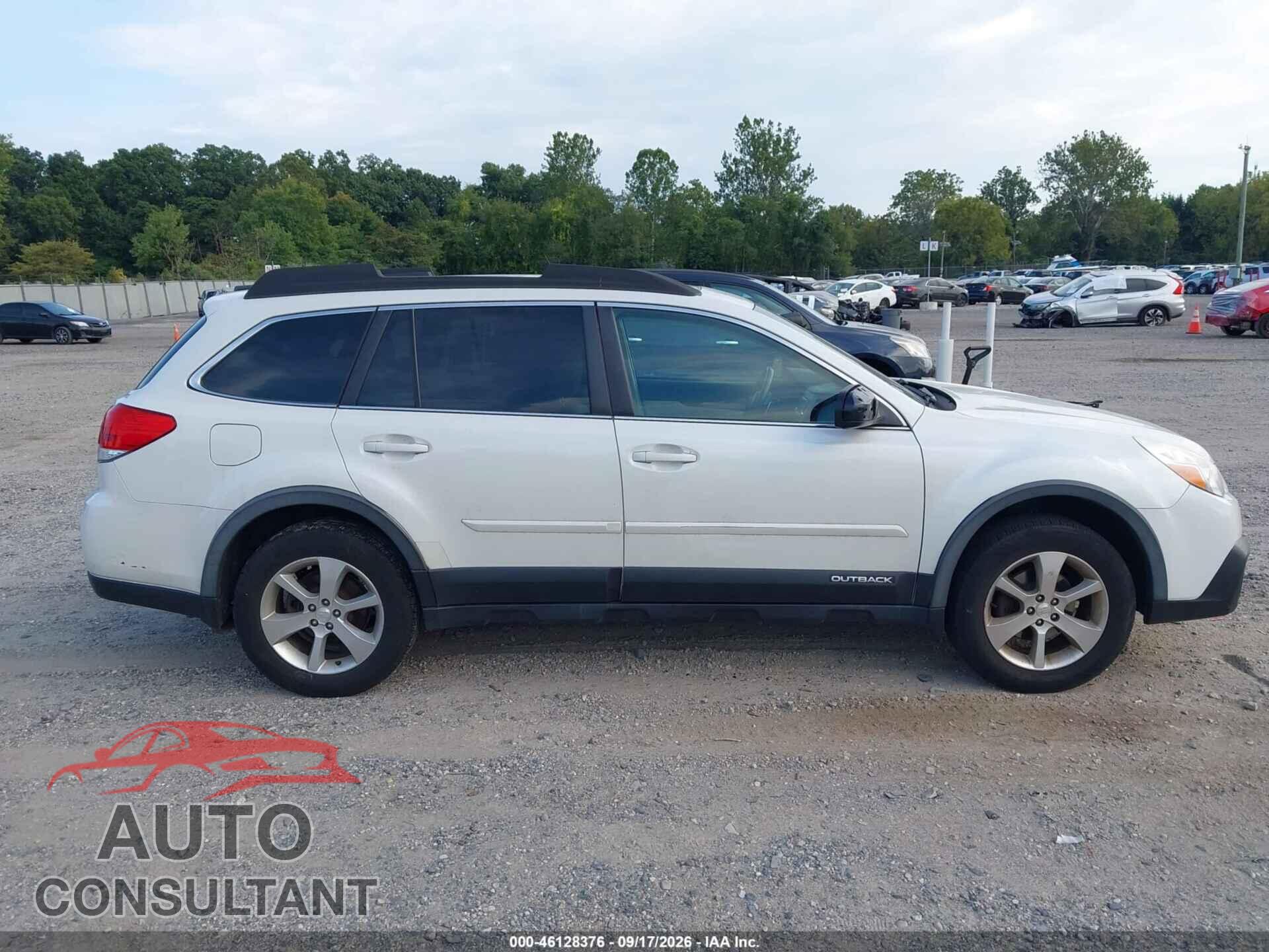 SUBARU OUTBACK 2014 - 4S4BRBLC4E3328121
