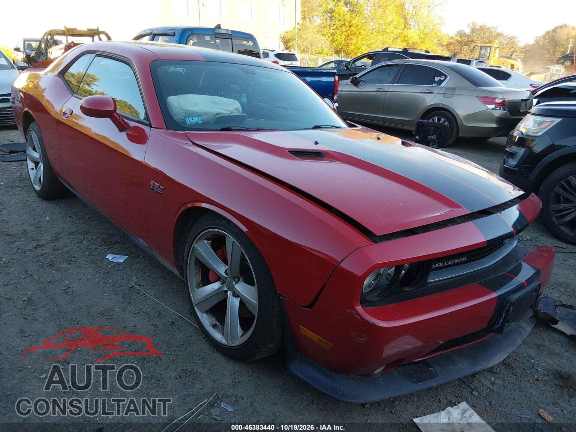 DODGE CHALLENGER 2012 - 2C3CDYCJ6CH127618