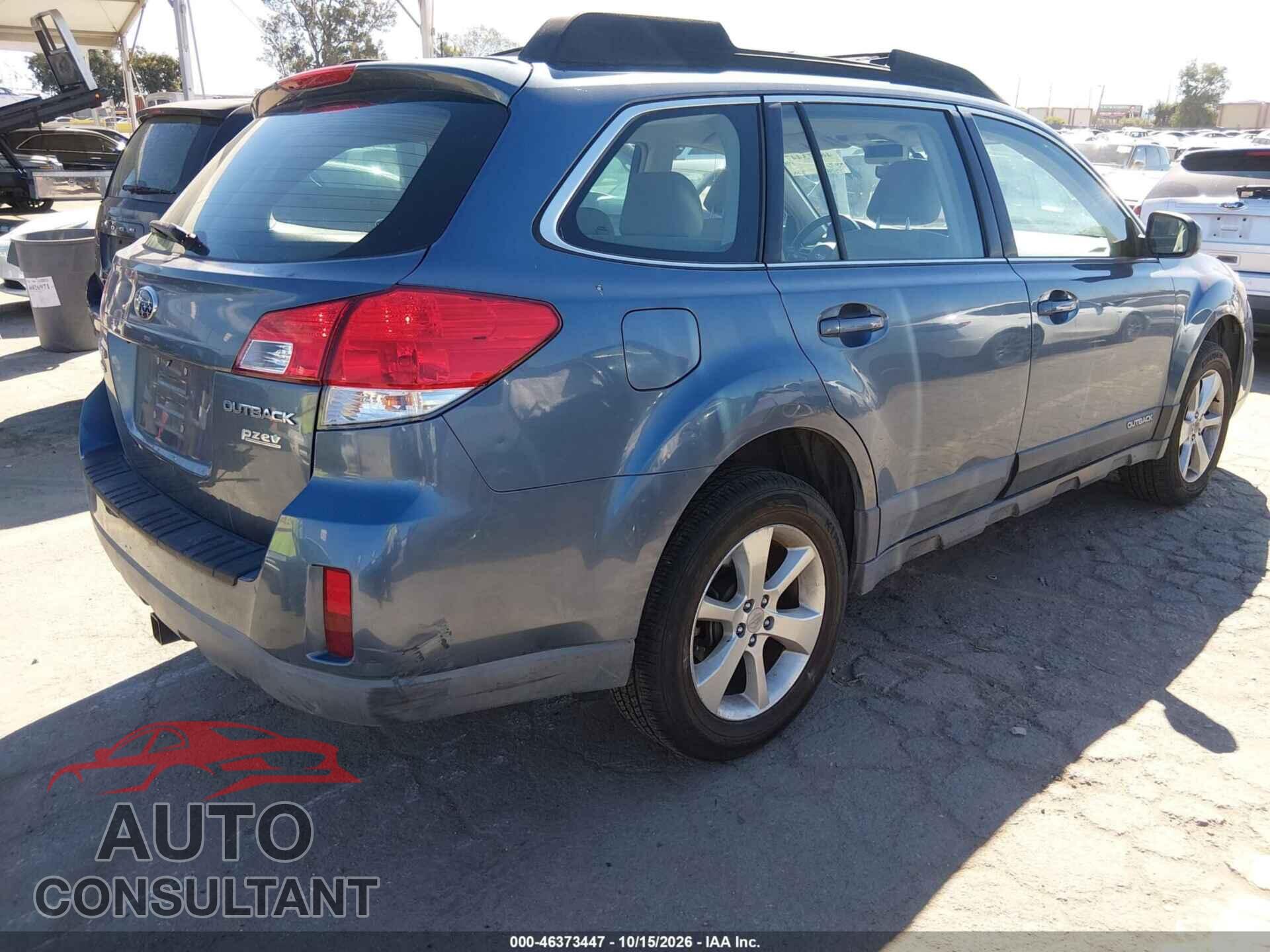 SUBARU OUTBACK 2014 - 4S4BRBAC5E3203826