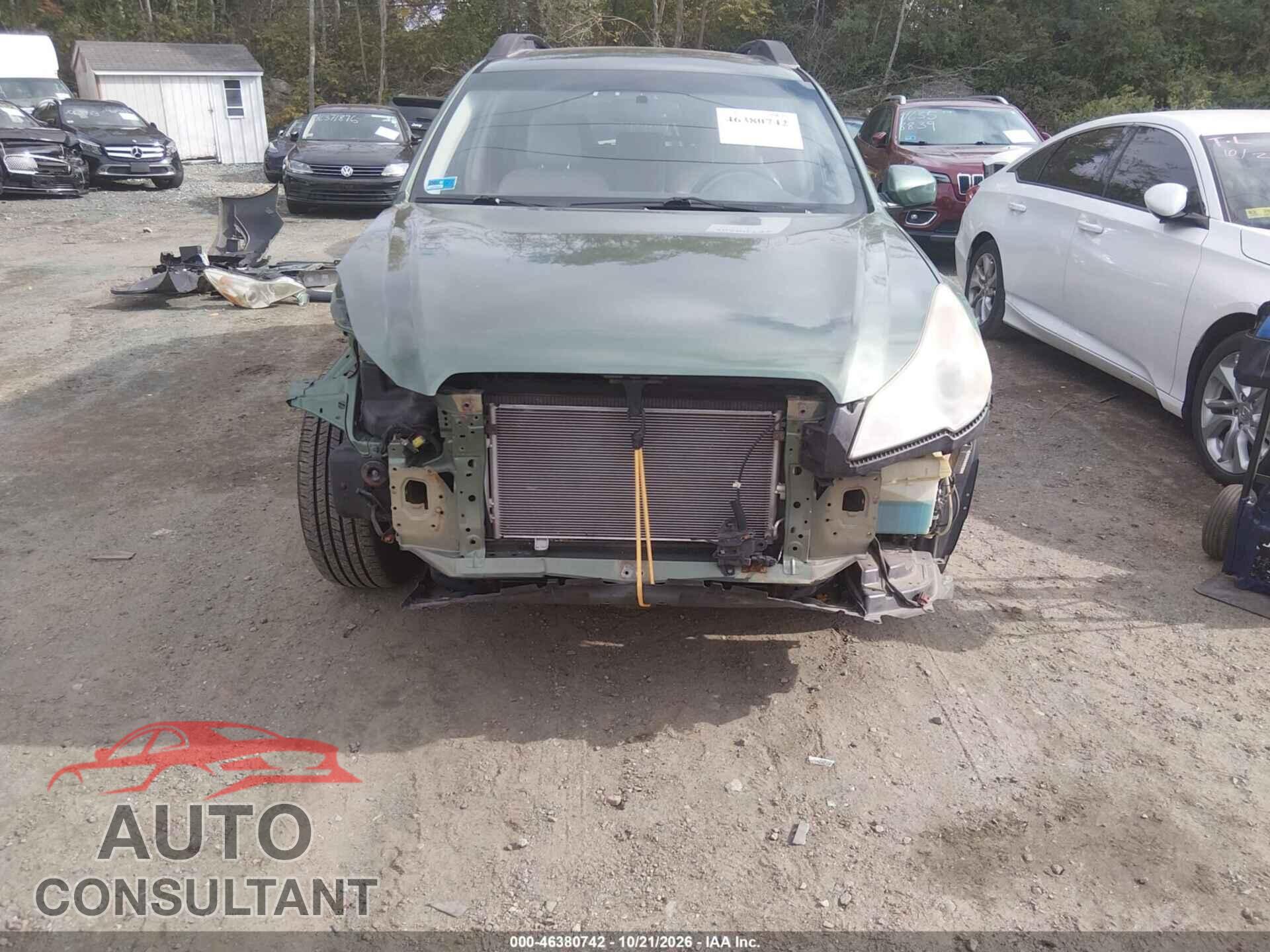 SUBARU OUTBACK 2011 - 4S4BRBKC2B3389626