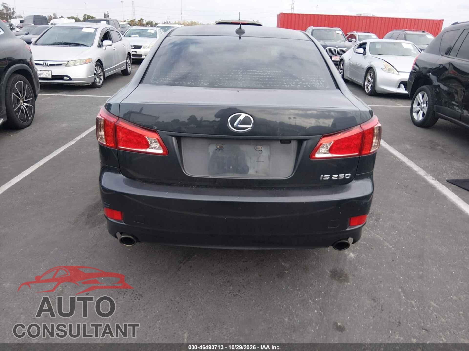 LEXUS IS 250 2011 - JTHBF5C22B5129315