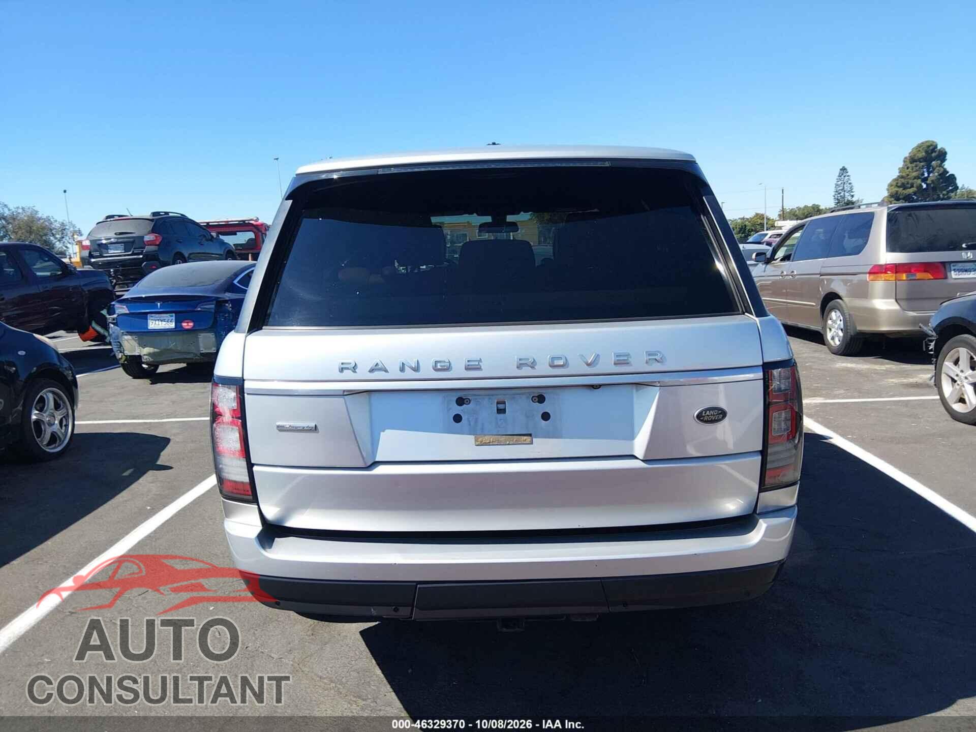 LAND ROVER RANGE ROVER 2015 - SALGV2TF6FA214630