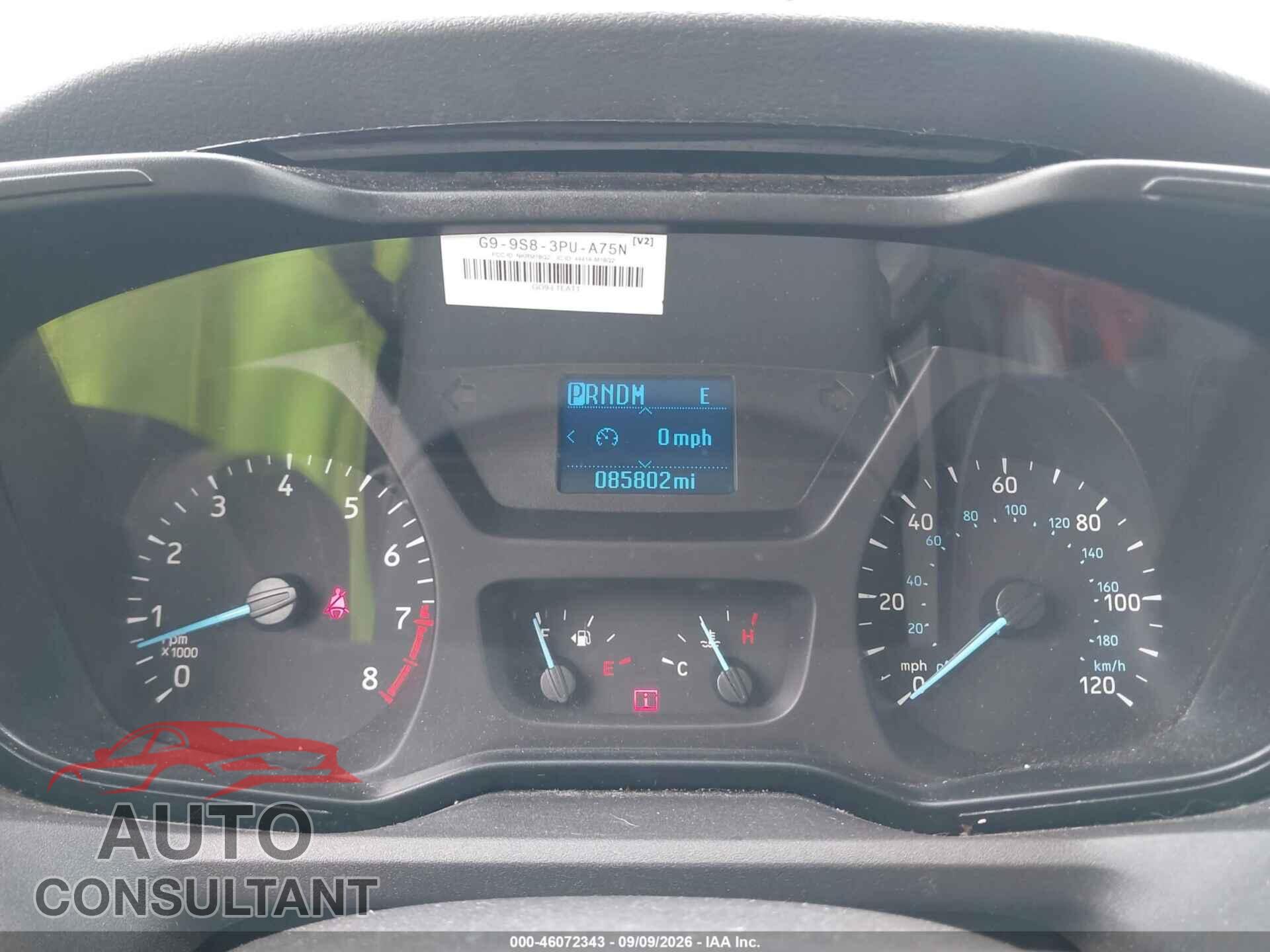 FORD TRANSIT-350 CAB 2019 - 1FDBF8ZM3KKA89805